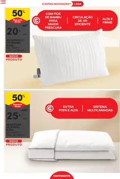 Pré-visualização ALMOFADA C/ FIO BAMBU KASA, Almofada com fio de bambu, REF.: 8485727, TAM.: 45 X 60CM válido de 10.02.2026 | Página: 34 | Produtos: Almofada