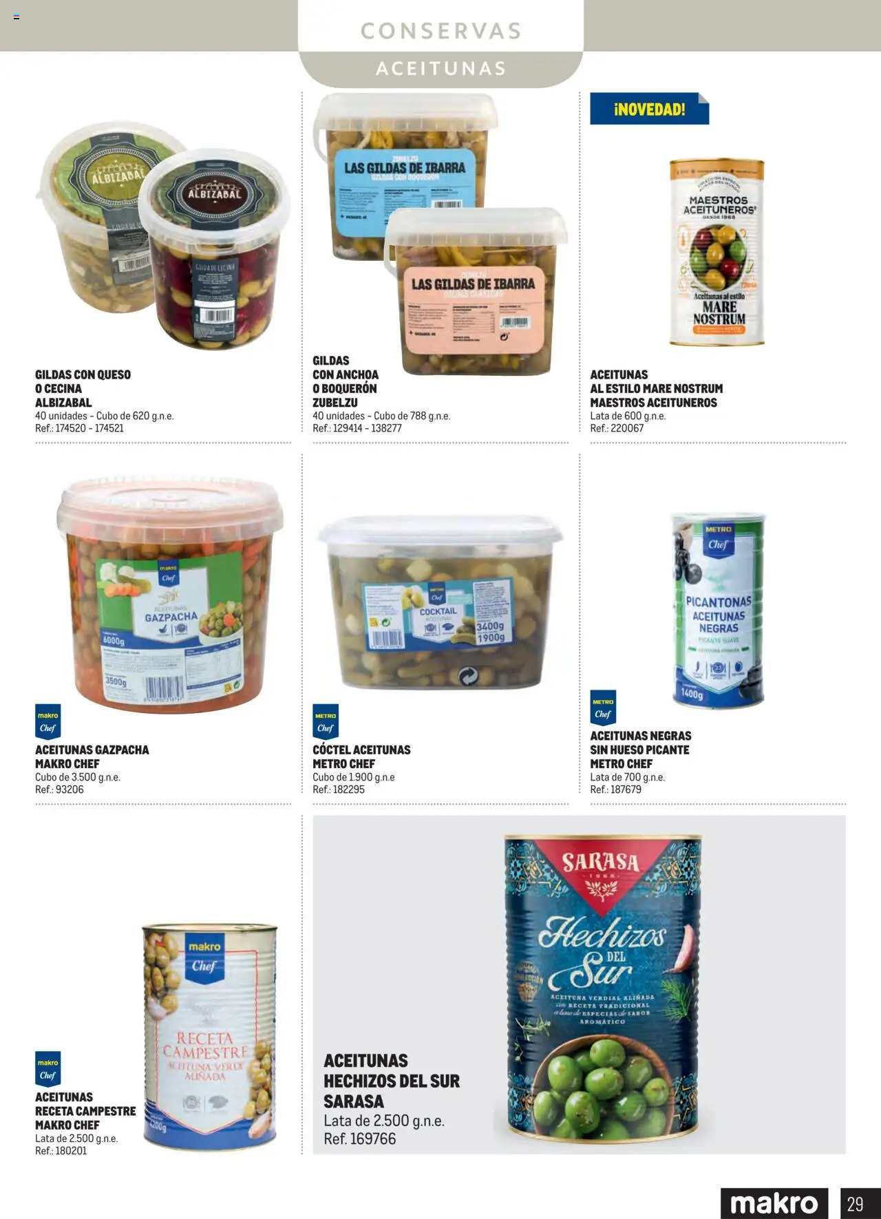 Makro - Despensa Península │ válido desde el 04.03.2025 | Página: 29 | Productos: Queso, Anchoa