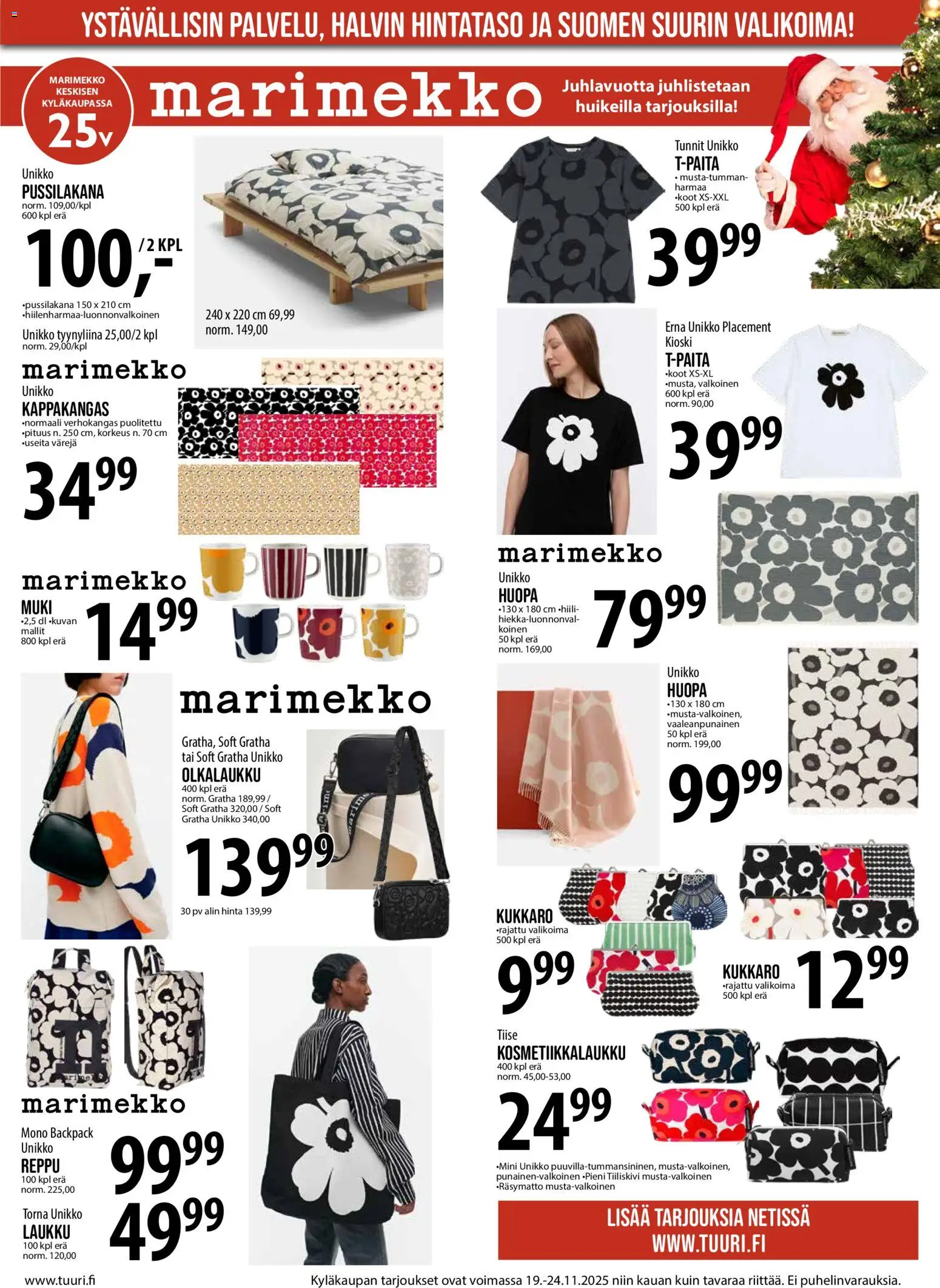 Tuuri tarjoukset – voimassa 19.11.2025 alkaen | Sivu: 5 | Tuotteet: Laukku, Muki, Kukkaro, Reppu