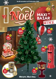 Maxi Bazar - Prévisualisation de Maxi Bazar Noël valide à partir de 05.11.2025