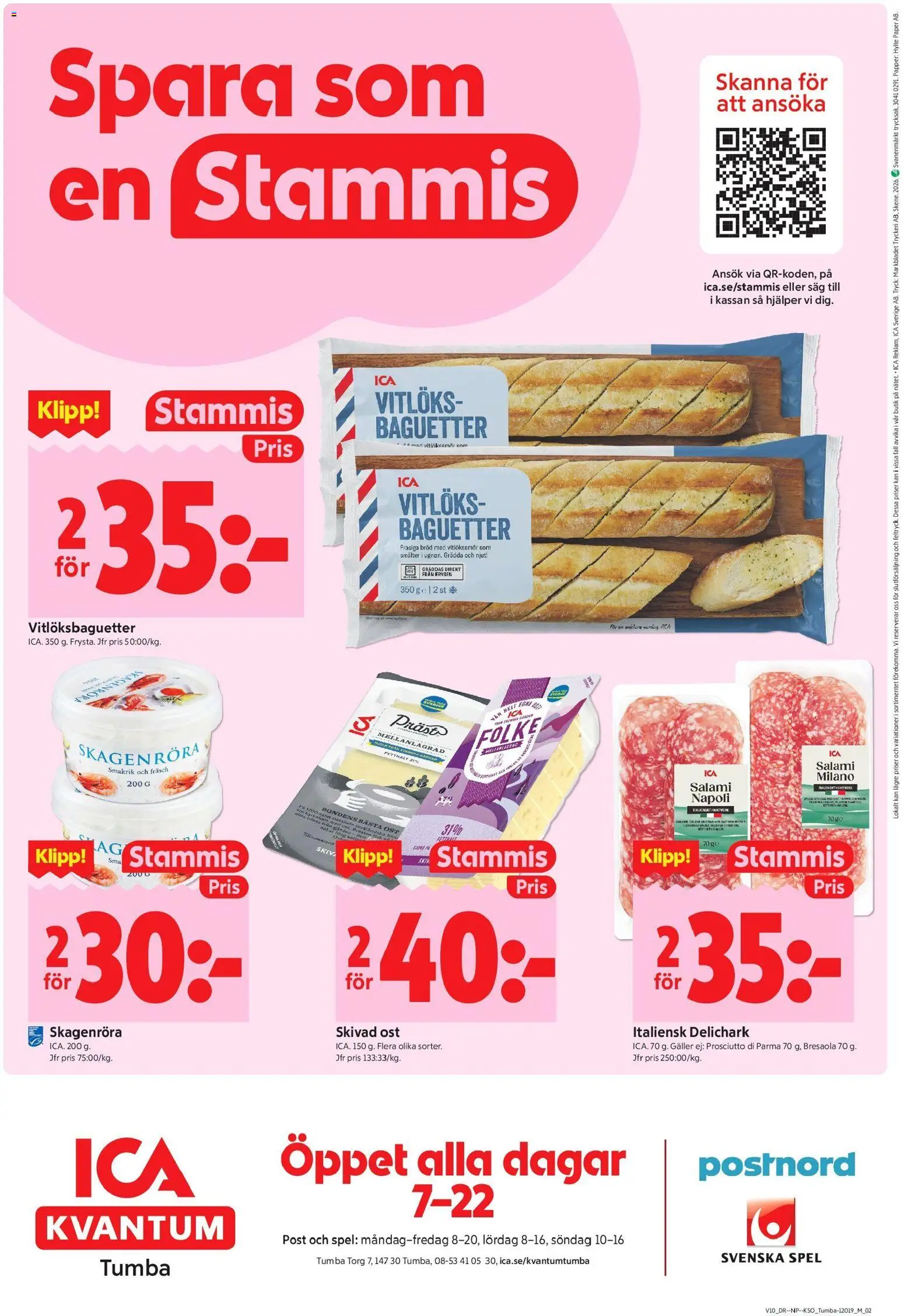 ICA Kvantum reklamblad aktuell från 02.03.2026 | Sida: 8 | Produkter: Såg, Galler, Salami, Spel