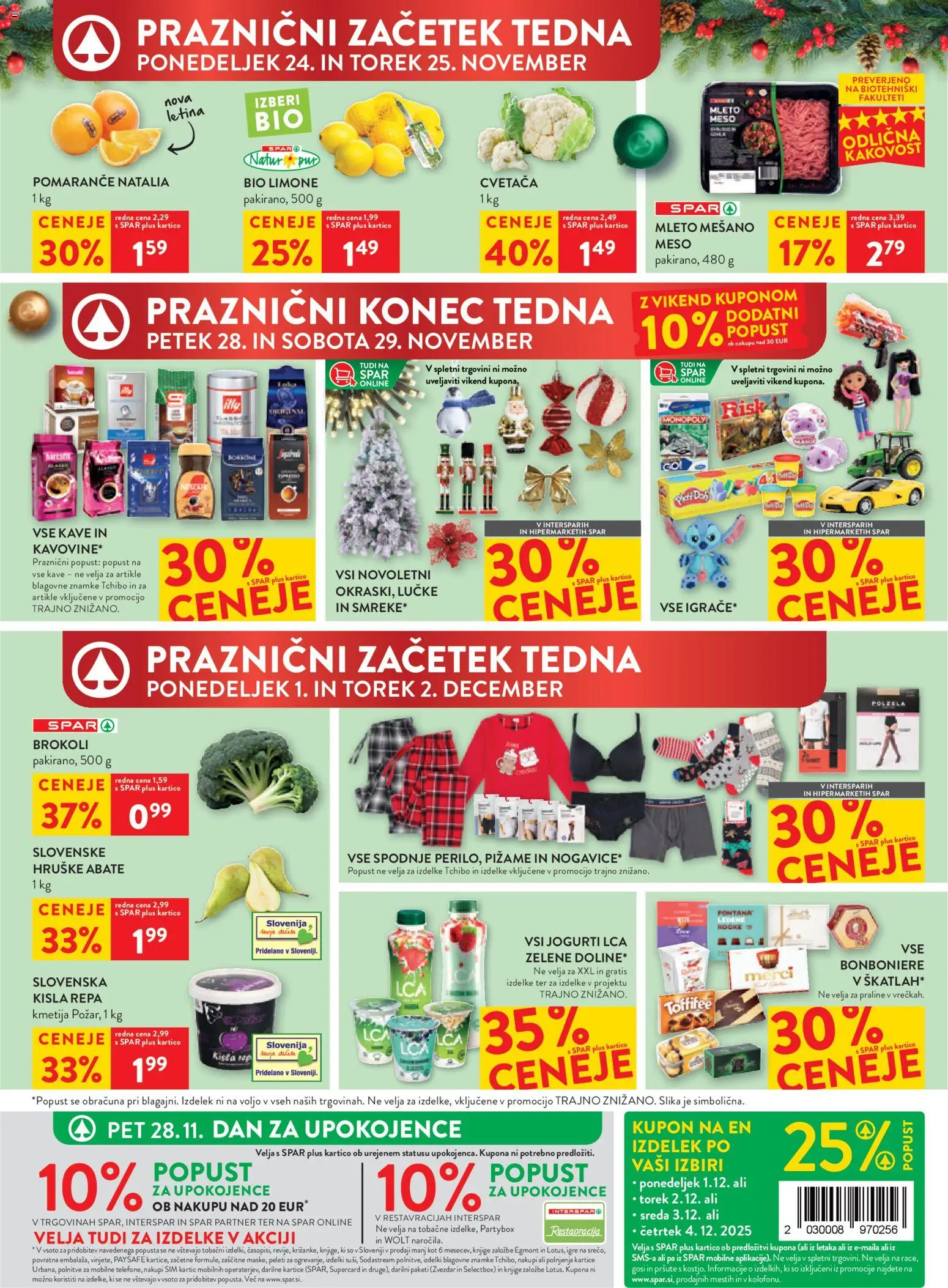 Novi Spar katalog ponudbe – veljaven od 26.11.2025 | Stran: 34