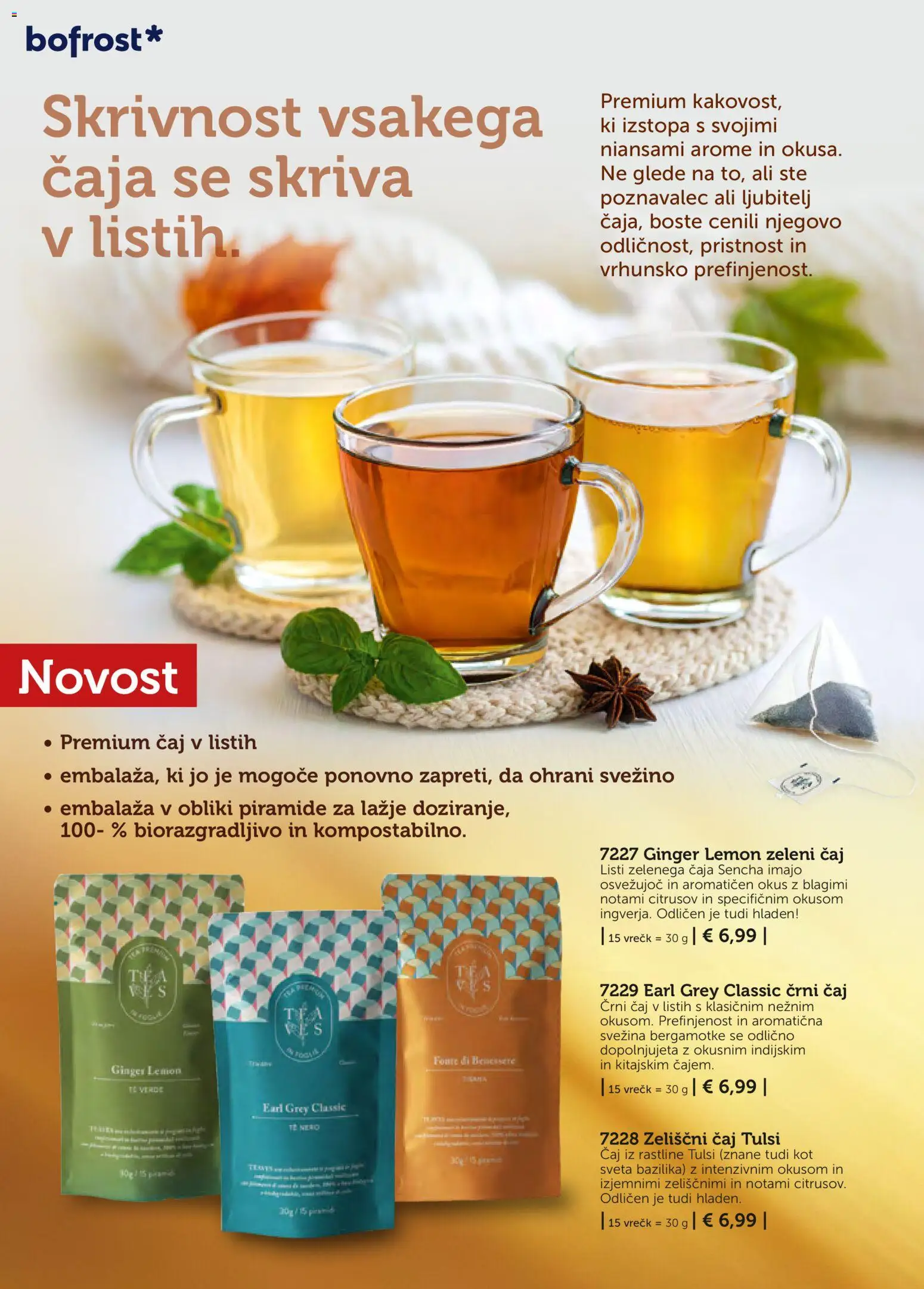 Novi Bofrost katalog ponudbe – veljaven od 01.11.2025 | Stran: 96 | Izdelki: Caj