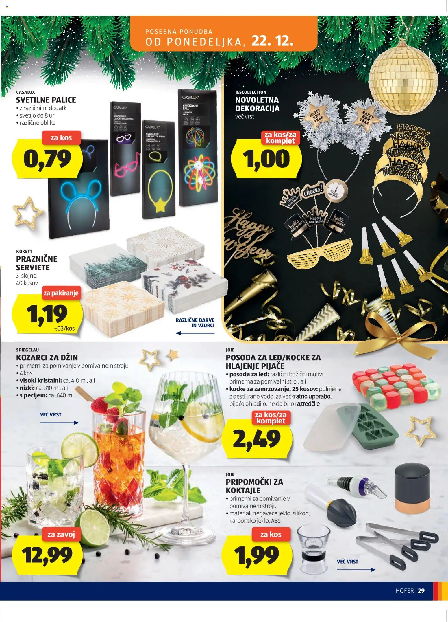 Hofer SI katalog | vrijedi od 18.12.2025 | Stranica: 29 | Proizvodi: Džin