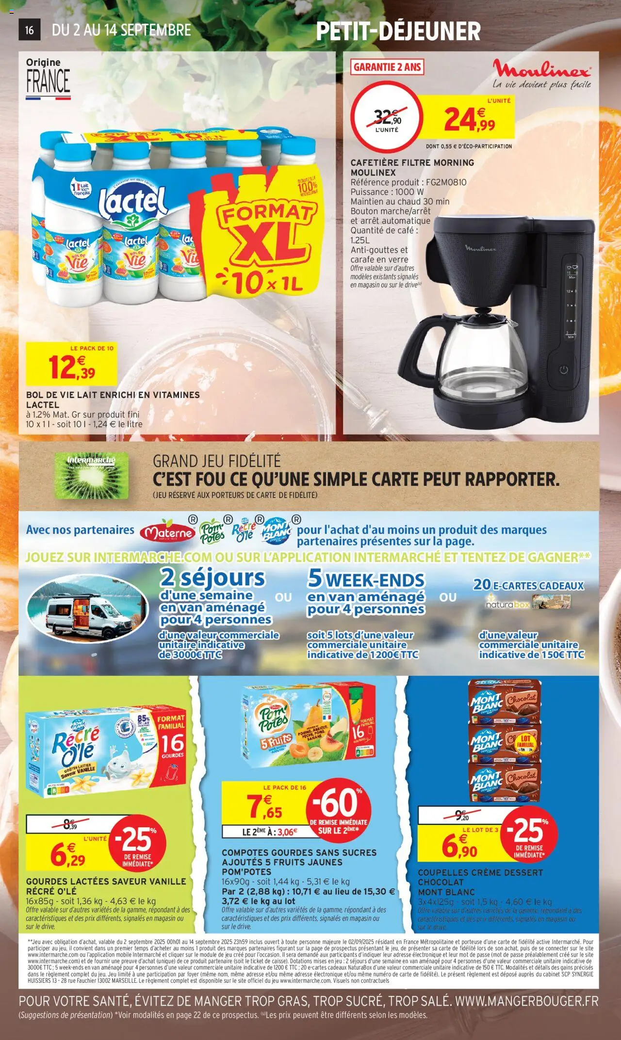  | Page: 16 | Produits: Filtre, Lait, Chocolat, Crème