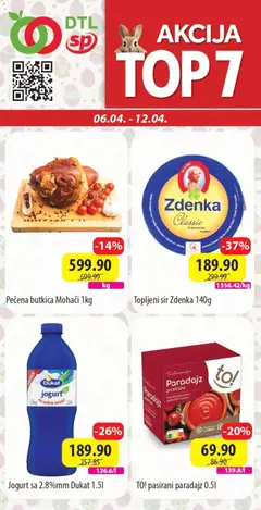 Senta Promet katalog Top 7 - pregled Senta Promet kataloga - važi od 06.04.2026