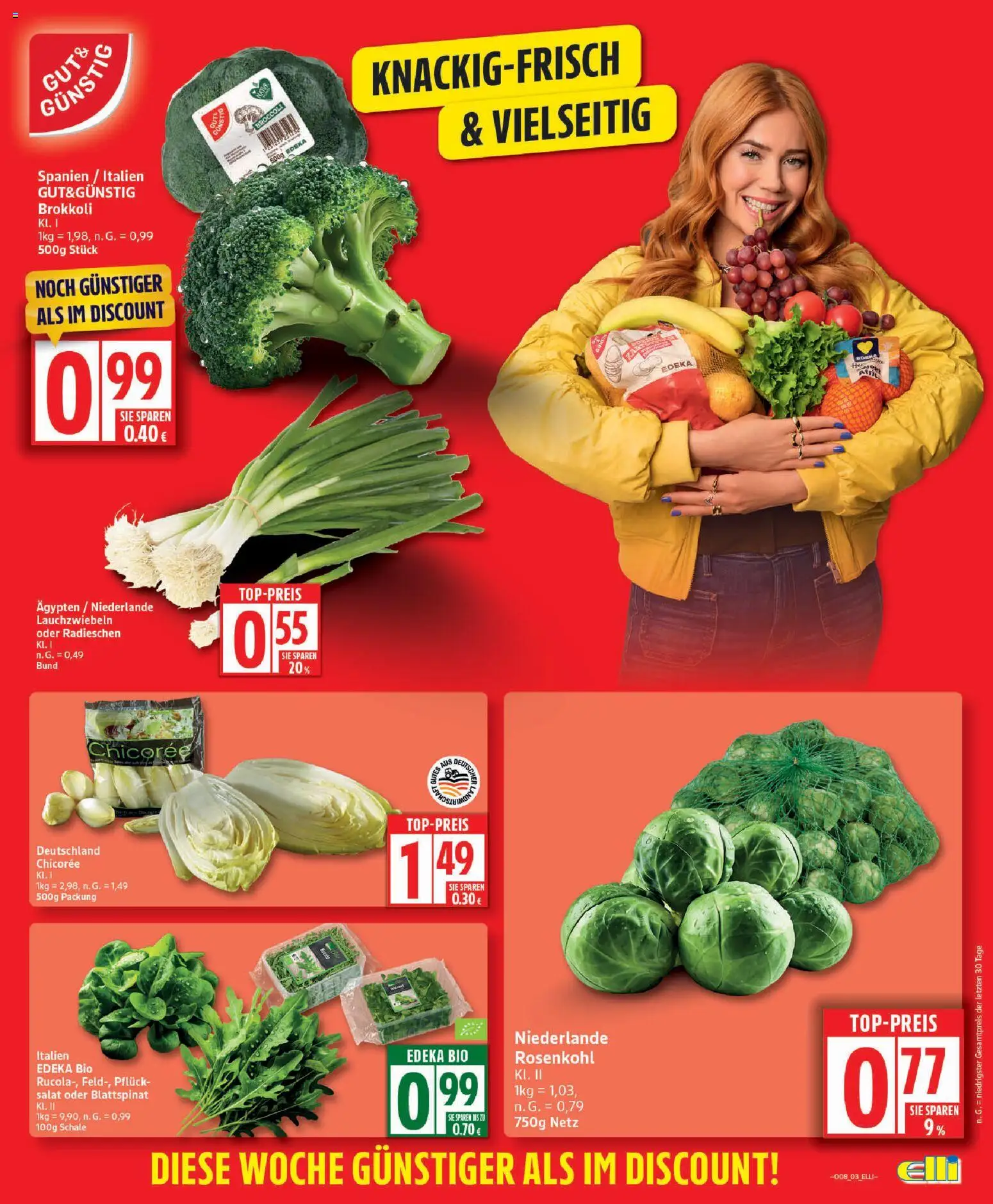 Elli Markt - Broschüre – gültig ab 16.02.2026 | Seite: 3 | Produkte: Brokkoli, Salat