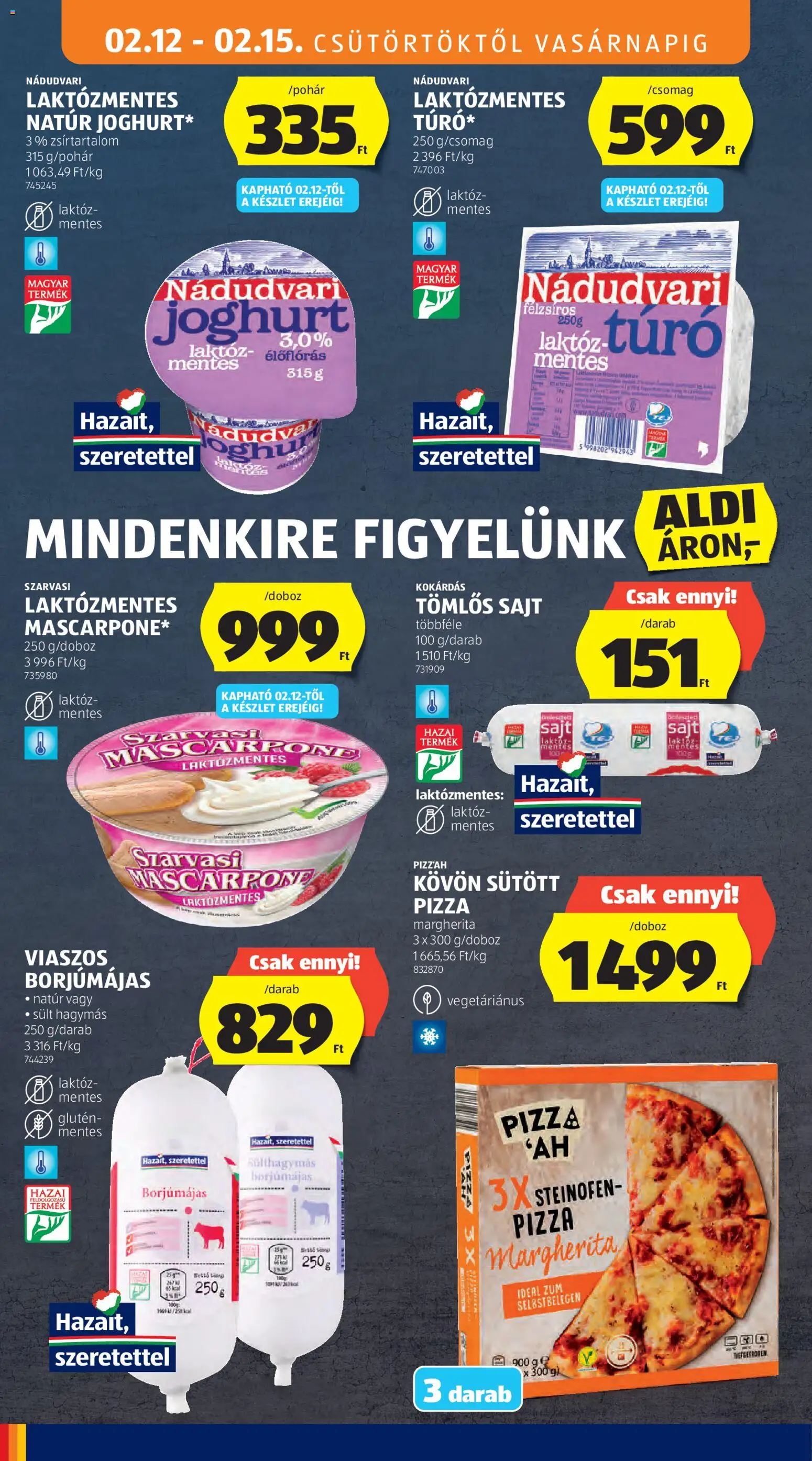 Aldi akciós ujság - amely érvényes a következő dátumtól: 12.02.2026 | Oldal: 12