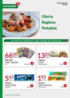 Pogląd oferty "Eurocash Gazetka - Oferta Południe" - ważna od 03.08.2025