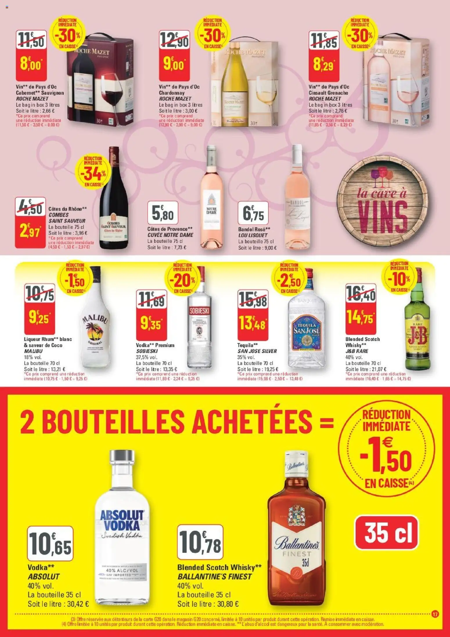 {H1} | Page: 17 | Produits: Vodka, Liqueur, Rhum, Vin