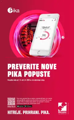 Mercator katalog pika - pregled letaka veljavnega od 07.08.2025