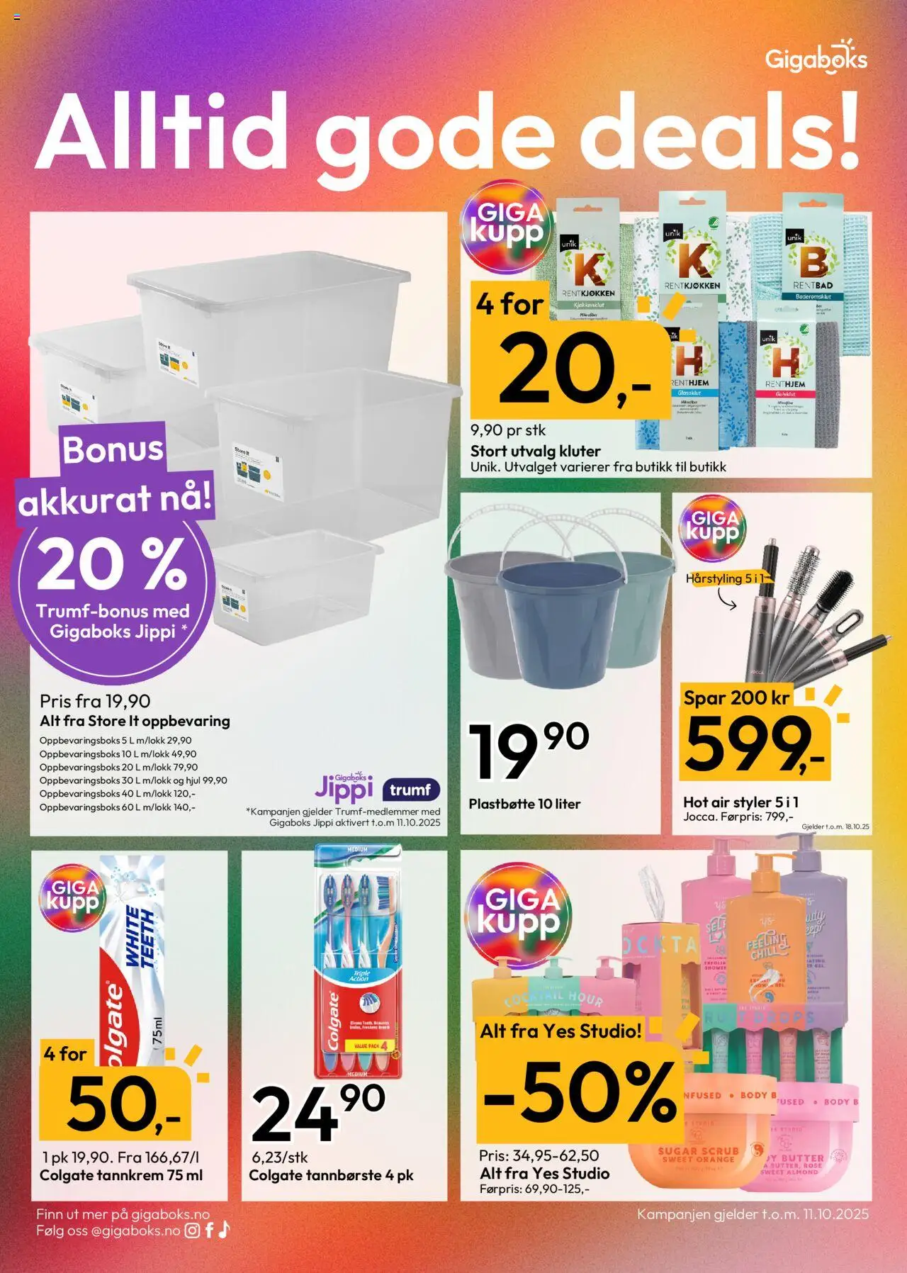 {H1} | Side: 6 | Produkter: Tannkrem, Tannbørste, Oppbevaringsboks, Суміш дитяча