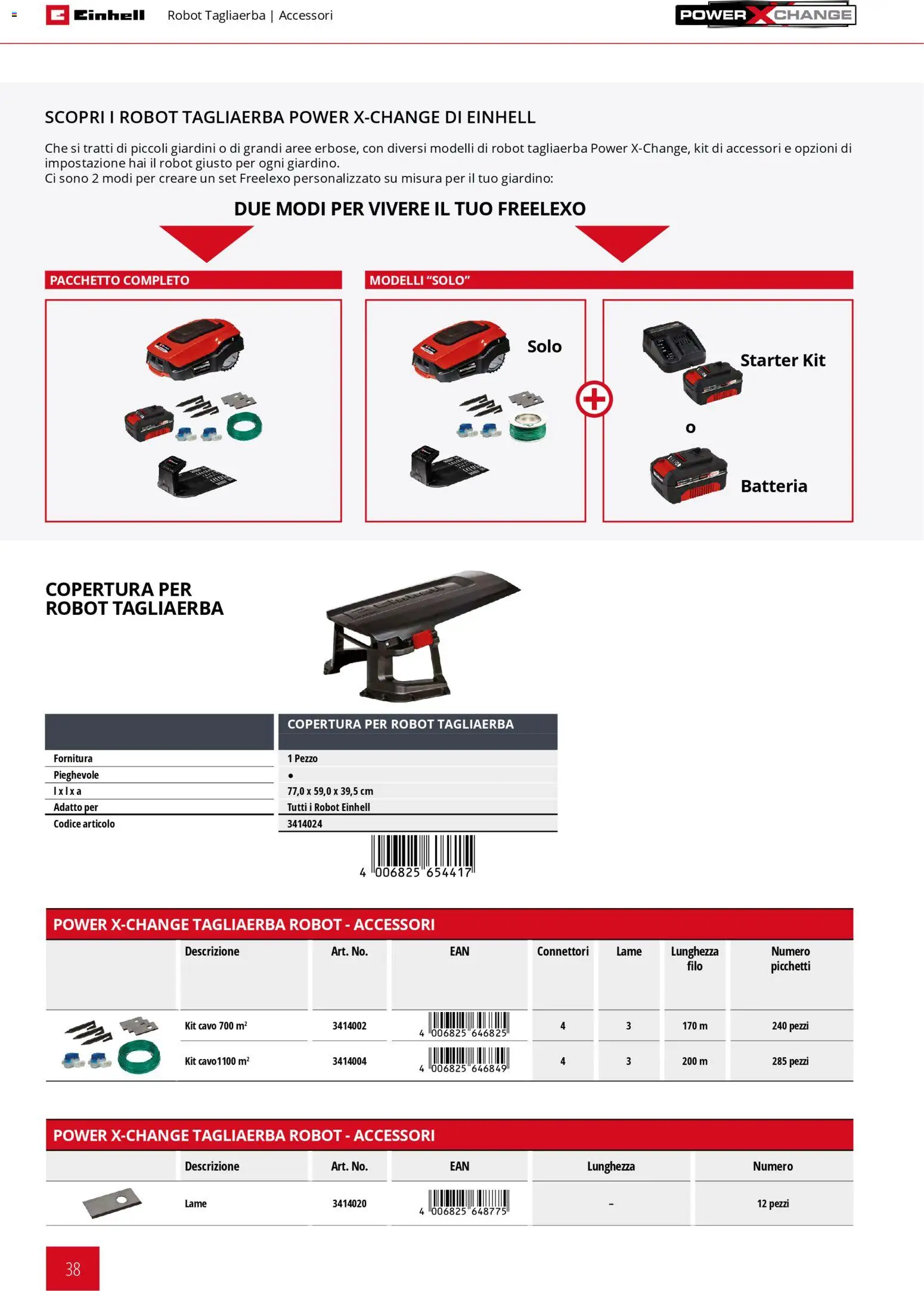 Volantino Einhell del 17.03.2026 | Pagina: 40 | Prodotti: Cavo, Robot, Batteria