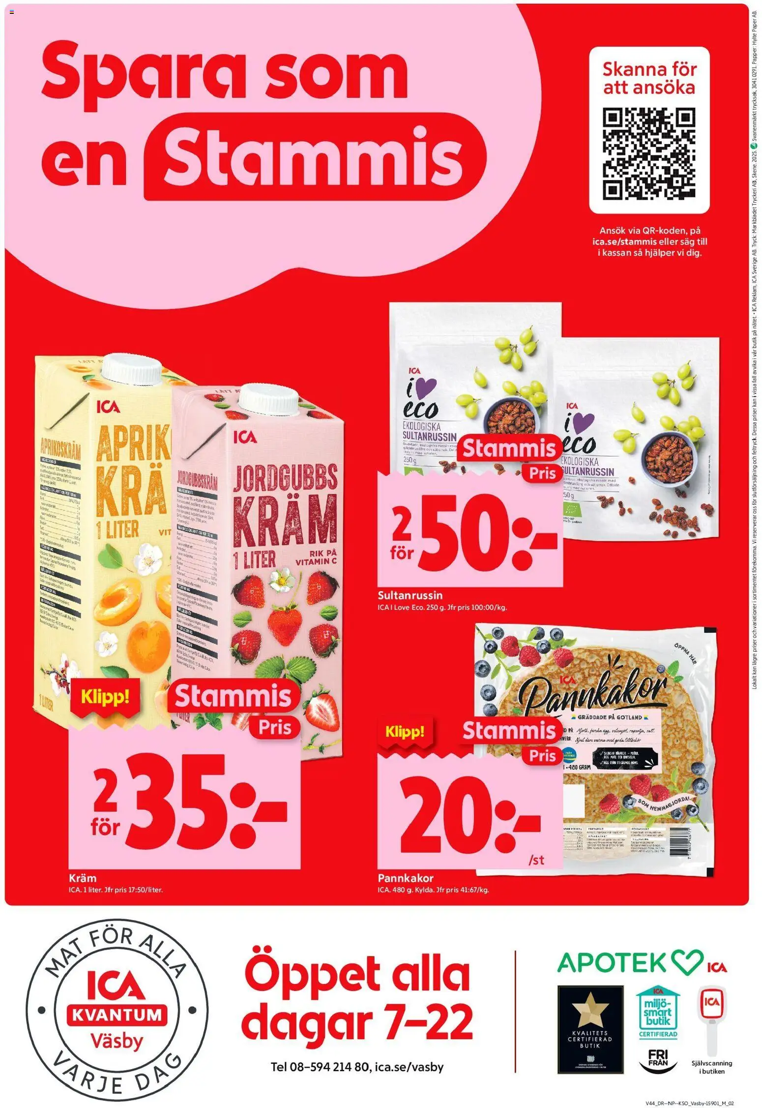 ICA Kvantum reklamblad aktuell från 27.10.2025 | Sida: 10 | Produkter: Såg, Kräm