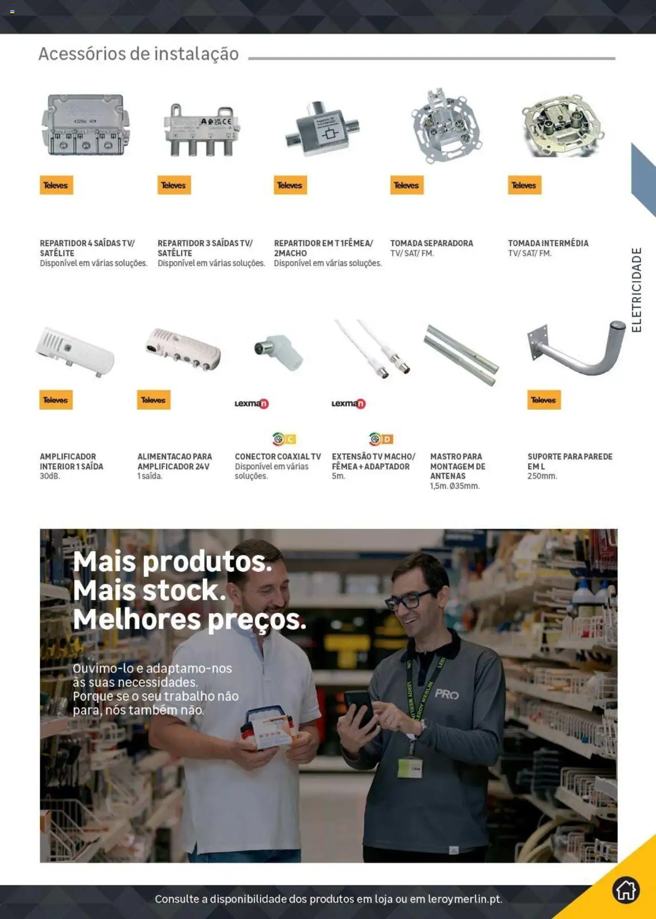Leroy Merlin Catálogo │ válido de 18.11.2024 | Página: 57 | Produtos: Adaptador, Cama, Tomada