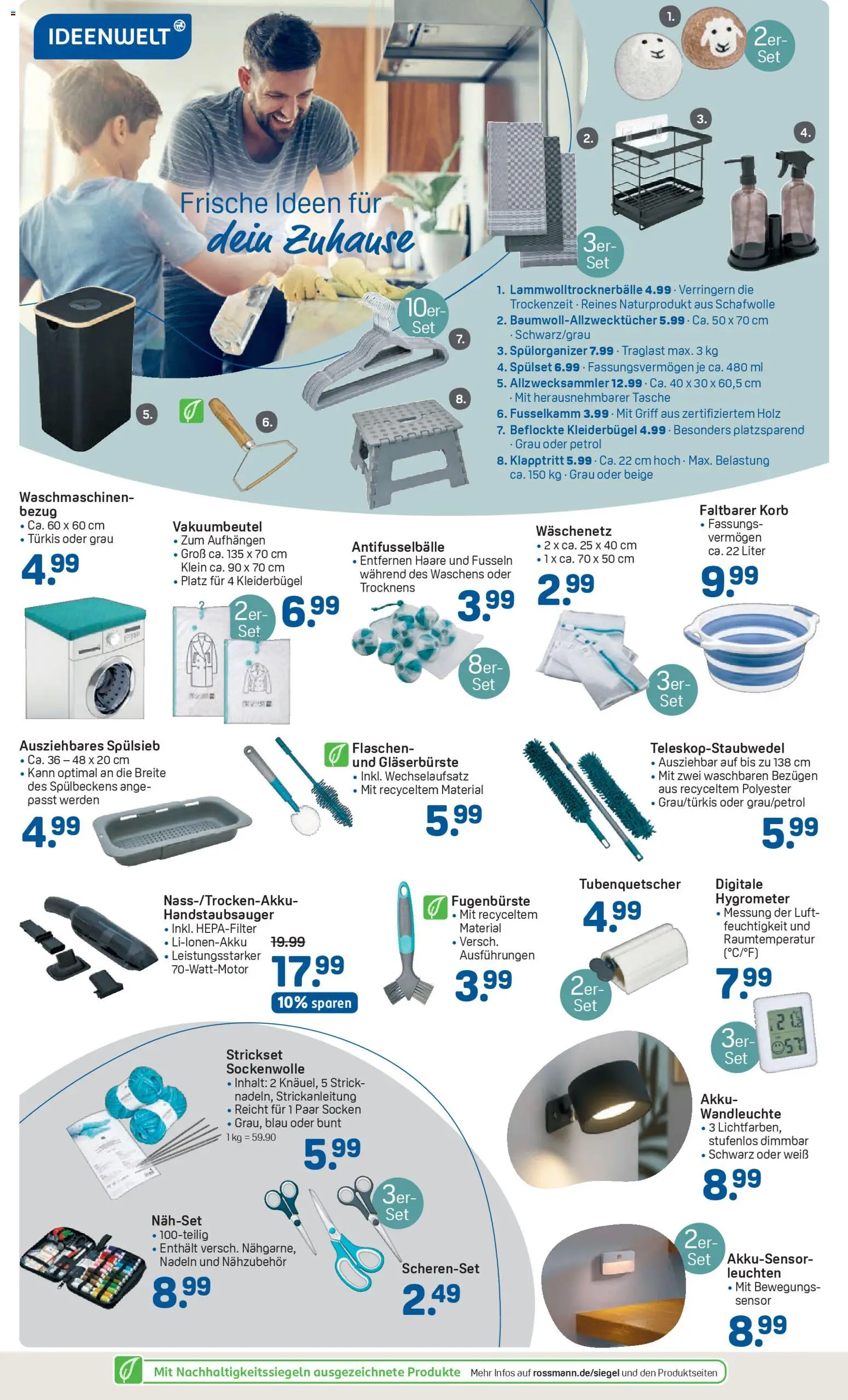 Rossmann Prospekt 	 – gültig ab 05.01.2026 | Seite: 2 | Produkte: Tasche, Korb, Kleiderbügel, Socken