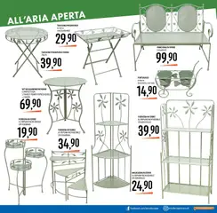 Anteprima del volantino Emisfero volantino valido a partire dal 12.03.2026 | Pagina: 37 | Prodotti: Tavolino, Fioriera, Set da giardino, Carriola