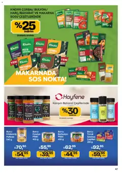 Migros Katalog - Migroskop - 11.09.2025 tarihinden itibaren geçerlidir | Sayfa: 47 | Ürünler: Fasulye, Pilaki, Baharat, Sos