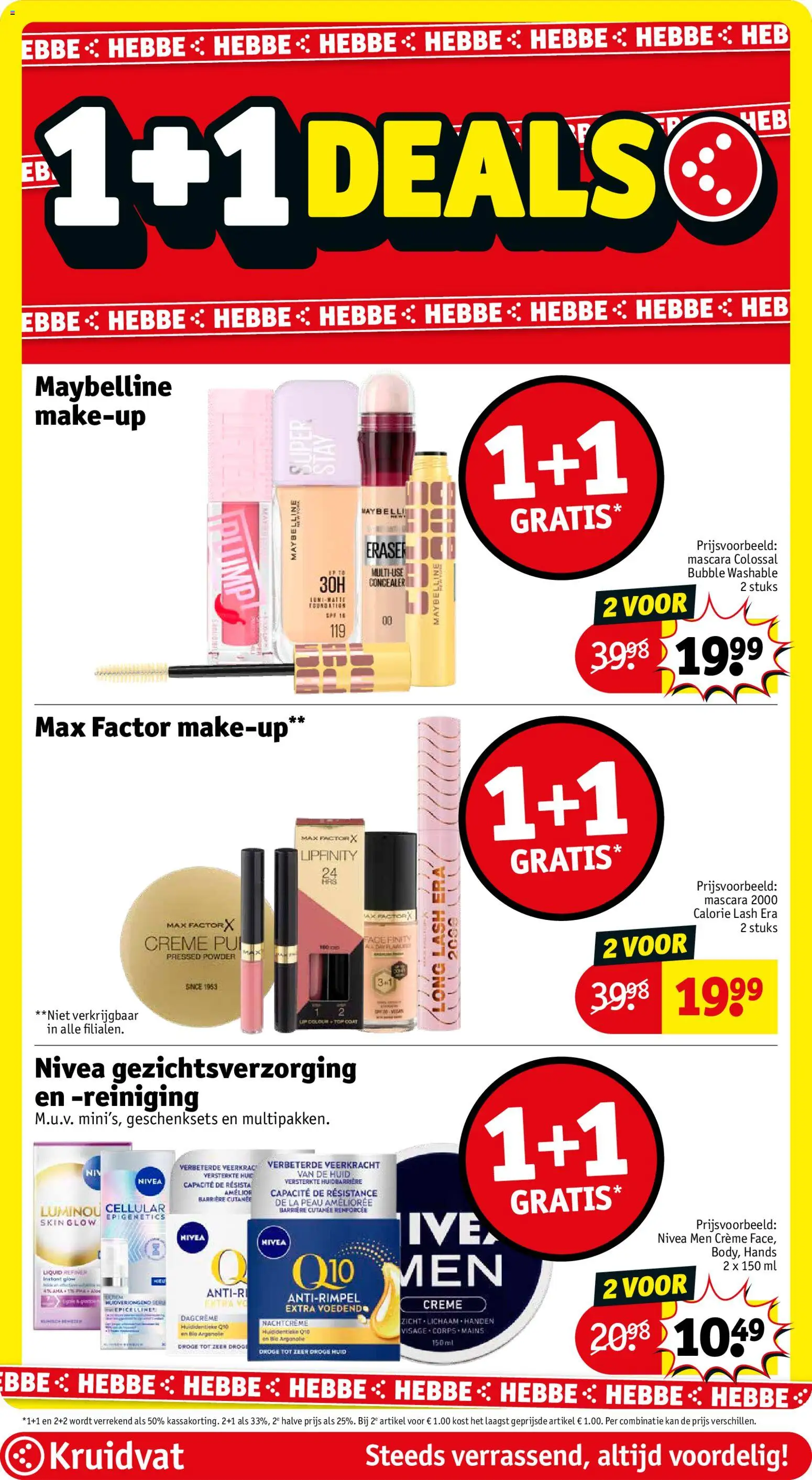 {H1} | Pagina: 4 | Producten: La, Concealer, Mascara, Crème