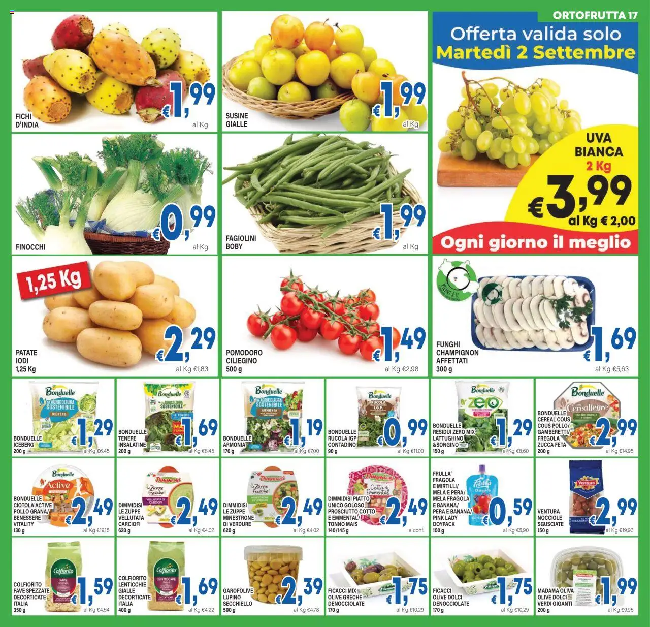Volantino DEM del 27.08.2025 | Pagina: 17 | Prodotti: Prosciutto Cotto, Prosciutto, Susine, Ciotola