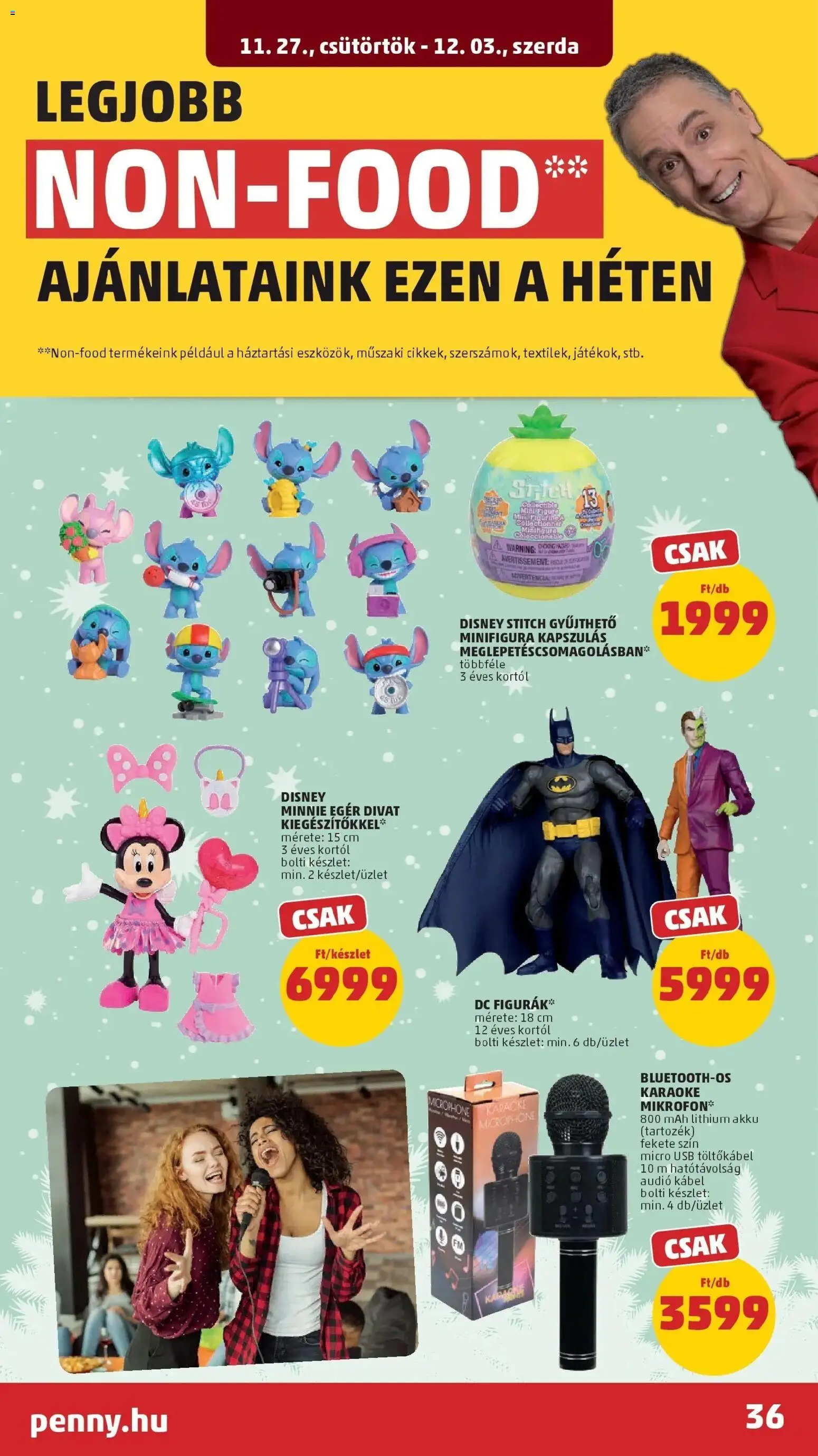 PENNY akciós ujság - amely érvényes a következő dátumtól: 26.11.2025 | Oldal: 36 | Termékek: Egér, Audio, Mikrofon, USB