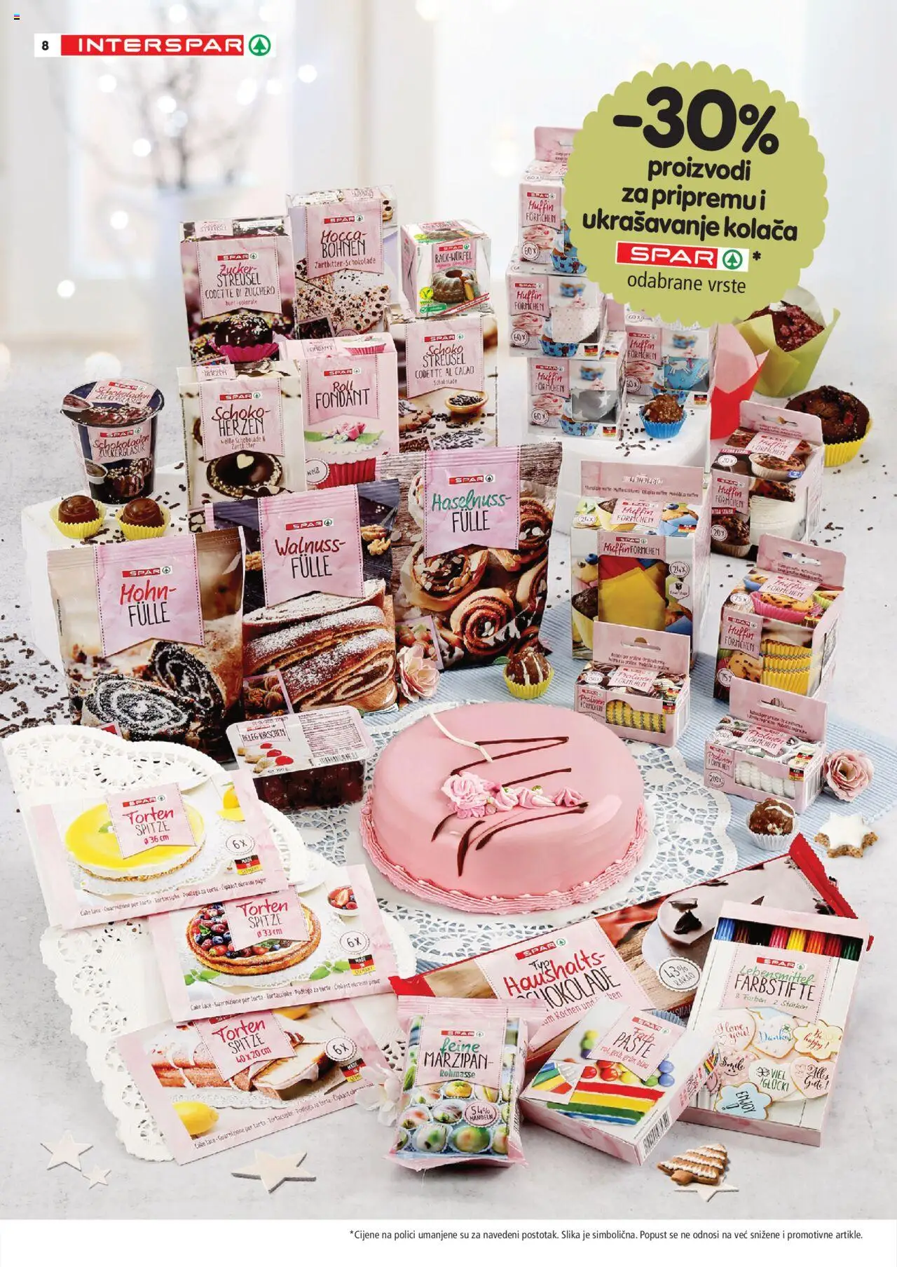 Interspar katalog | vrijedi od 08.10.2025 | Stranica: 8 | Proizvodi: Torta