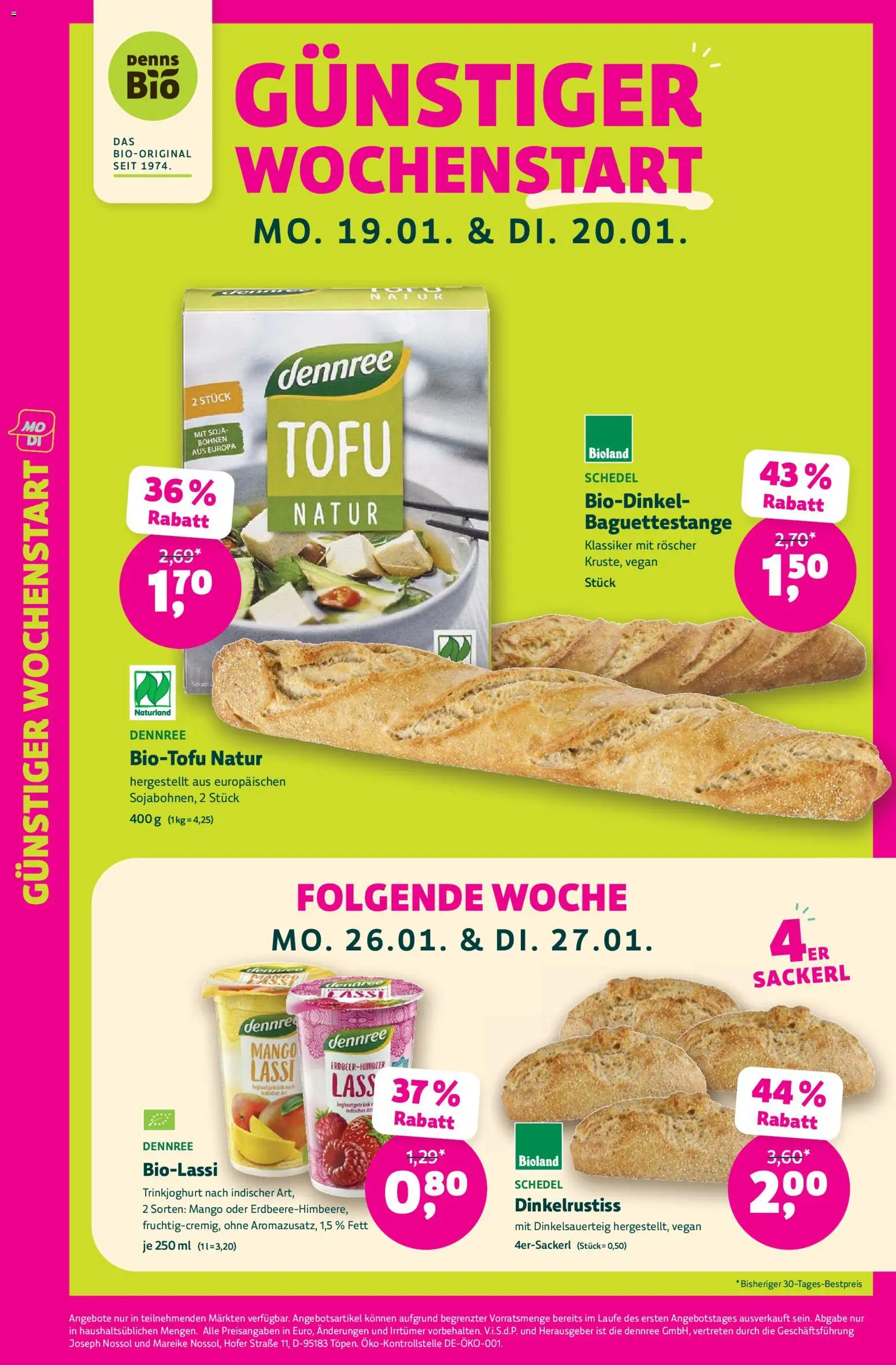 Denns BioMarkt Flugblatt gültig ab 14.01.2026 | Seite: 7 | Produkte: Zwiebeln, Gemüse, Blumenkohl