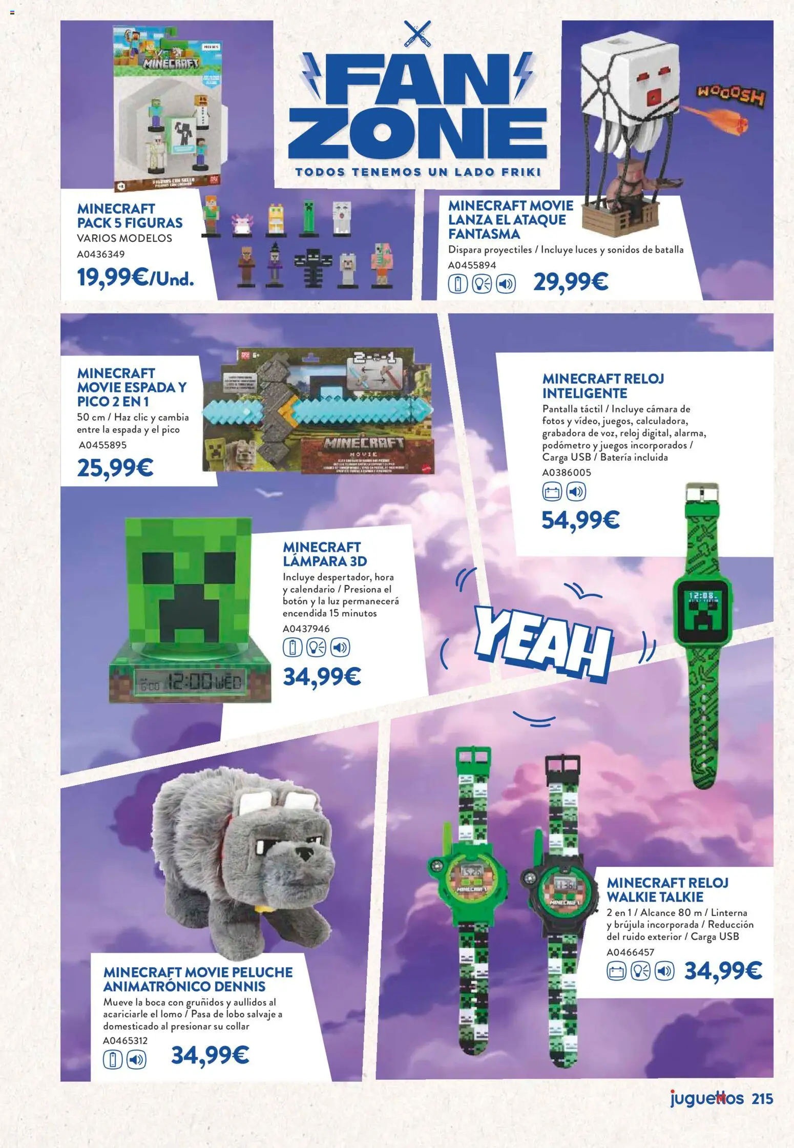 Juguettos catálogo Navidad │ válido desde el 27.10.2025 | Página: 215 | Productos: Cámara, USB, Batería, Lámpara