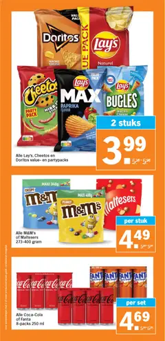 Fanta, Fanta Zero Sugar 8-packs 250 ml - Voorbeeld van een folder van Albert Heijn, geldig van 12.01.2026 | Pagina: 29 | Producten: Tas, Fanta, Kész piskótalap, Cheetos