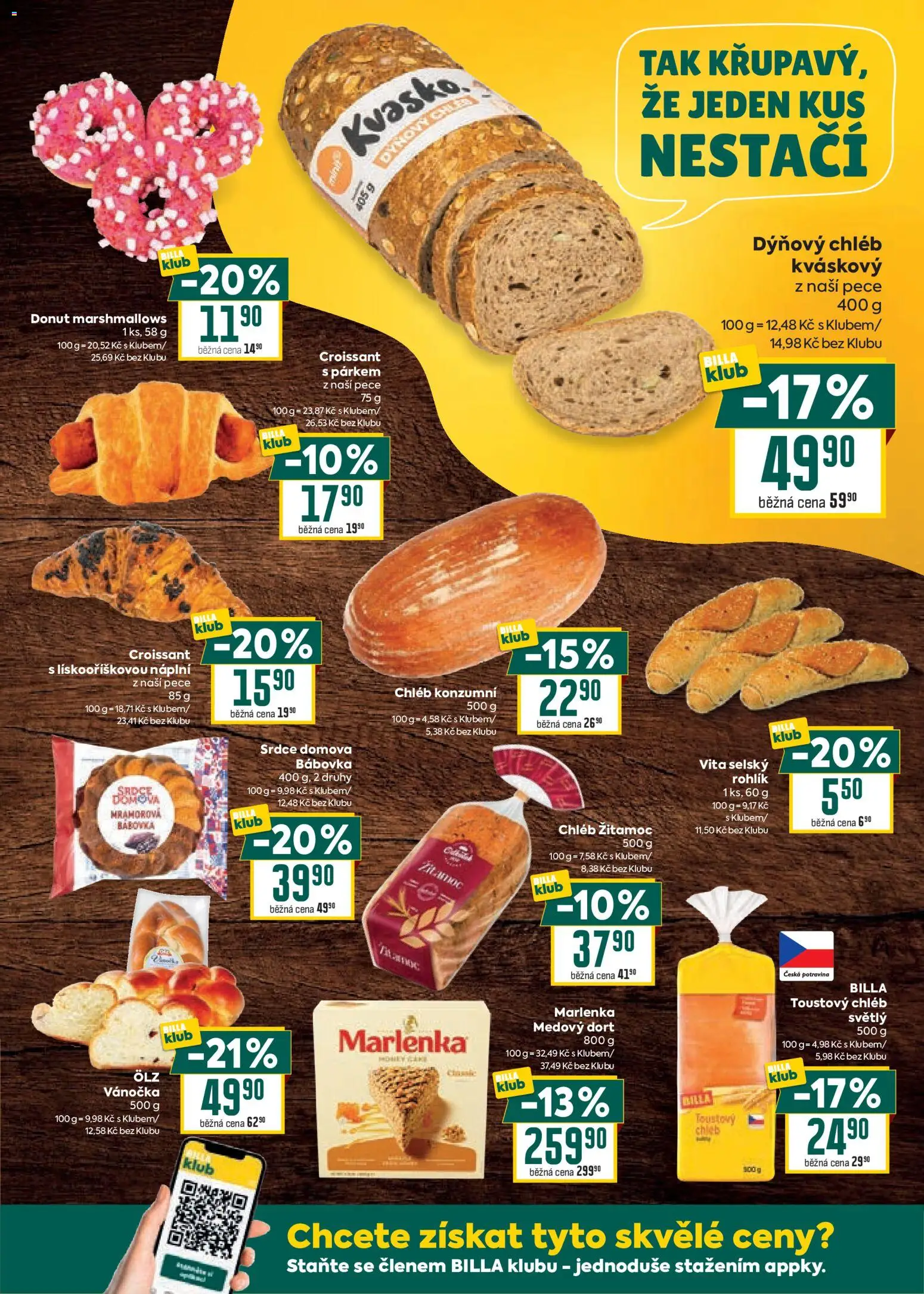 Billa Velký leták od 28.01.2026 | Strana: 11 | Produkty: Bábovka, Marshmallows, Toustový chléb, Marlenka