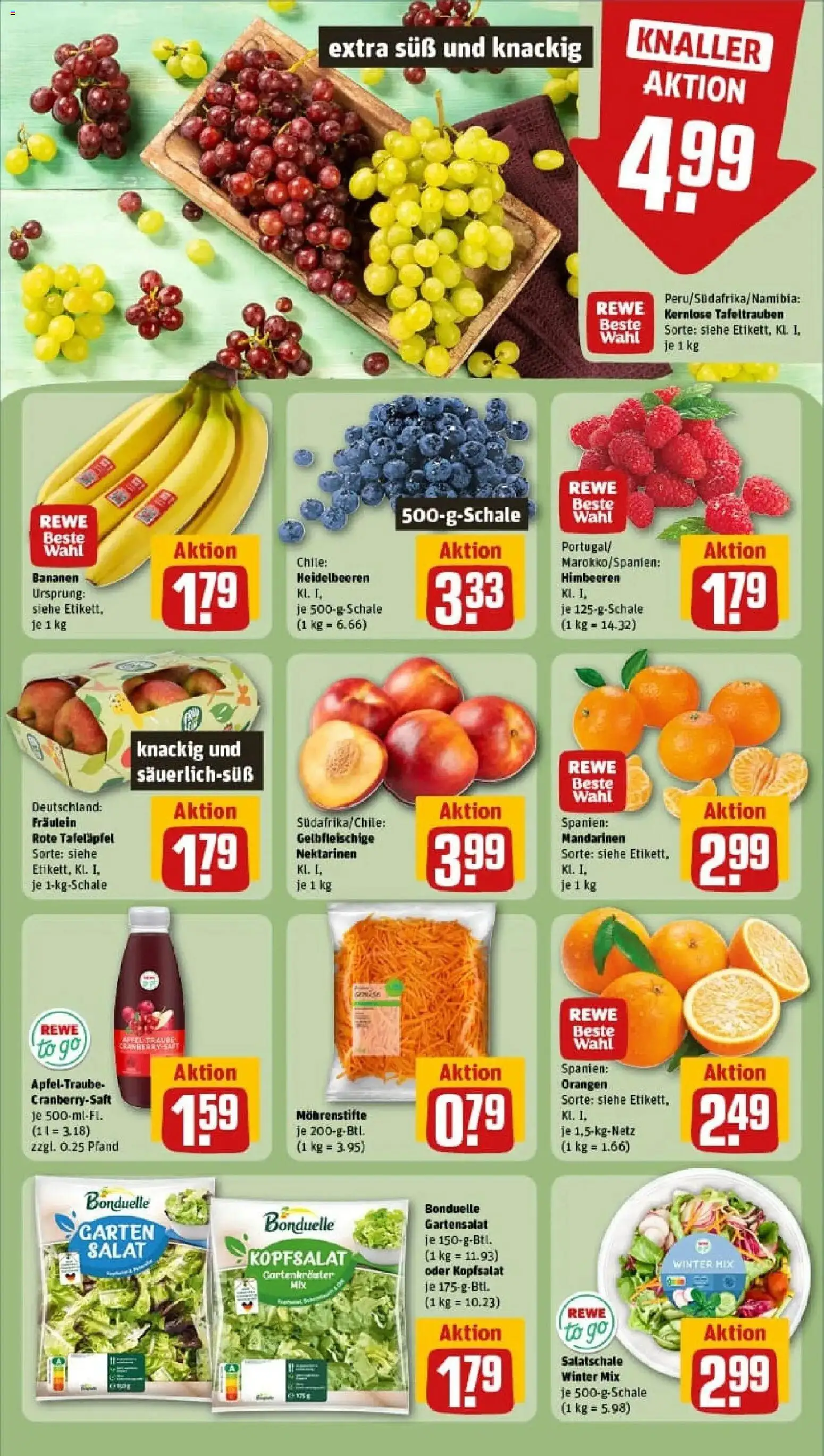 Rewe prospekt Ulm	 – gültig ab 02.02.2026 | Seite: 8 | Produkte: Himbeeren, Nektarinen, Orangen, Heidelbeeren