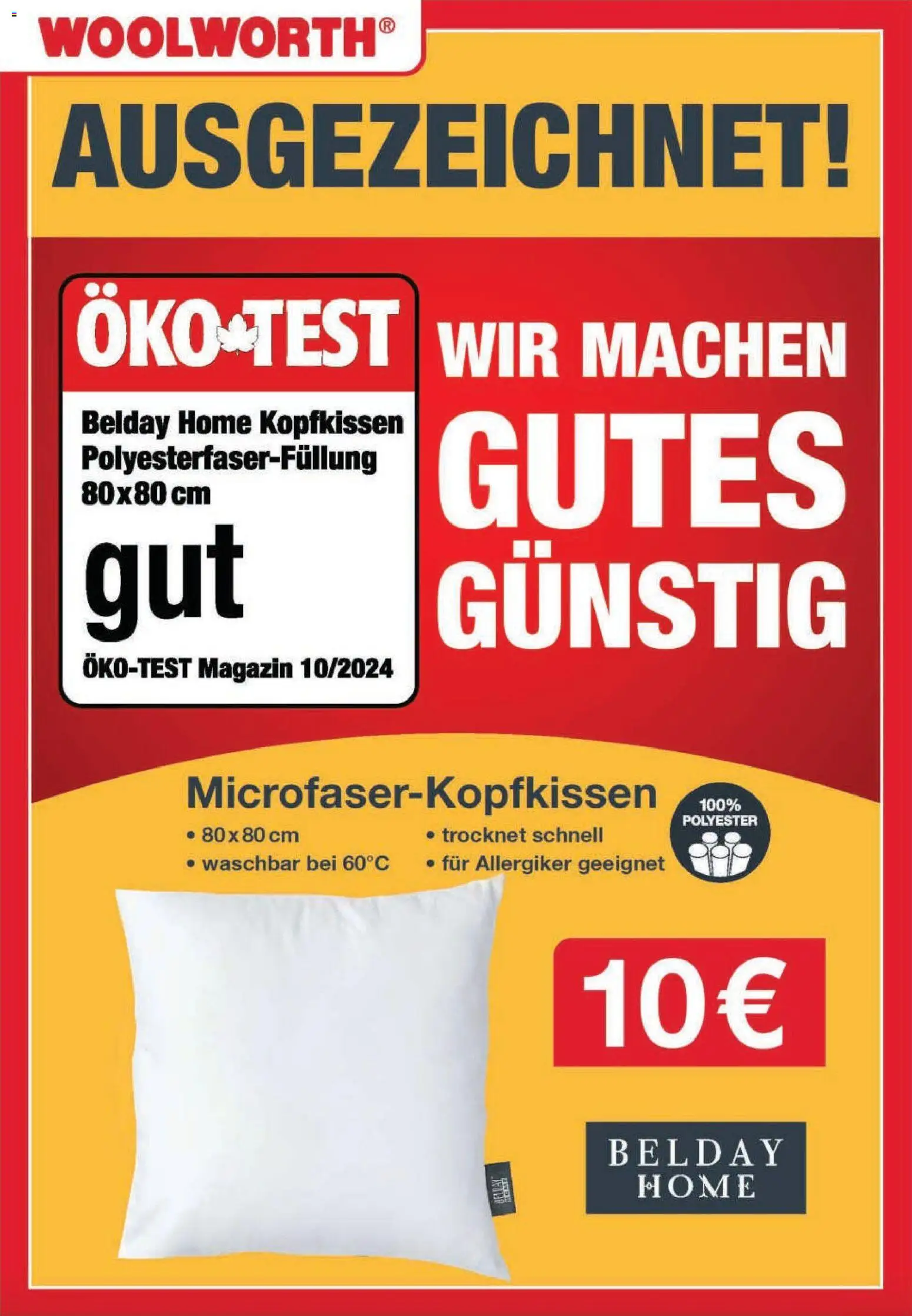 Woolworth Prospekt 	 – gültig ab 17.12.2025 | Seite: 31 | Produkte: Kopfkissen