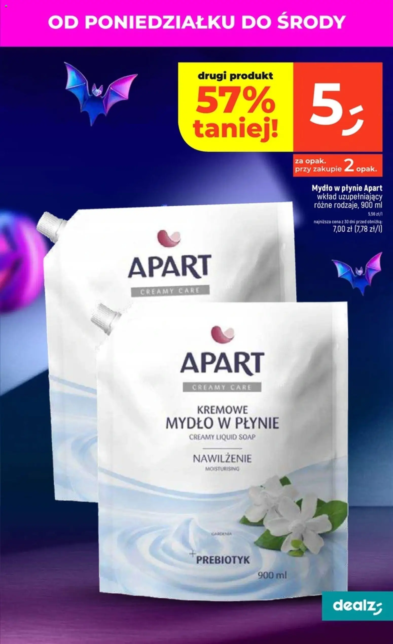 Dealz Gazetka od 23.10.2025 | Strona: 43 | Produkty: Kremowe mydło w płynie, Mydło w płynie, Mydło