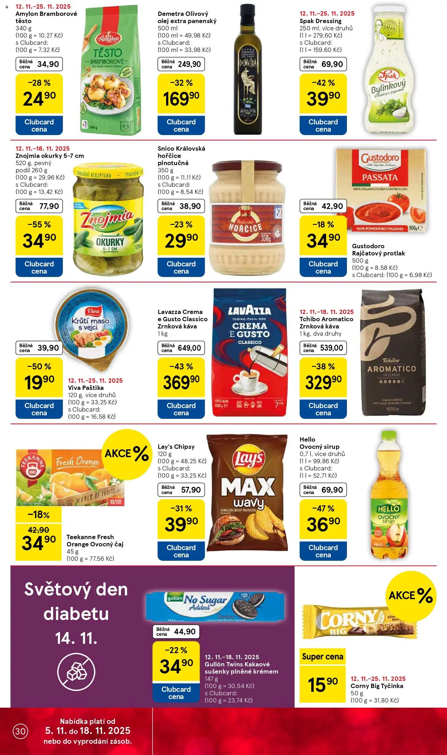 Tesco leták - Hypermarket od 12.11.2025 | Strana: 30 | Produkty: Cookies, Passata, Sirup, Crema