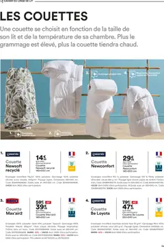 But - Prévisualisation de But Guide literie hiver  valide à partir de 15.12.2025 | Page: 72 | Produits: Enveloppe, Lit, La couette, Couette