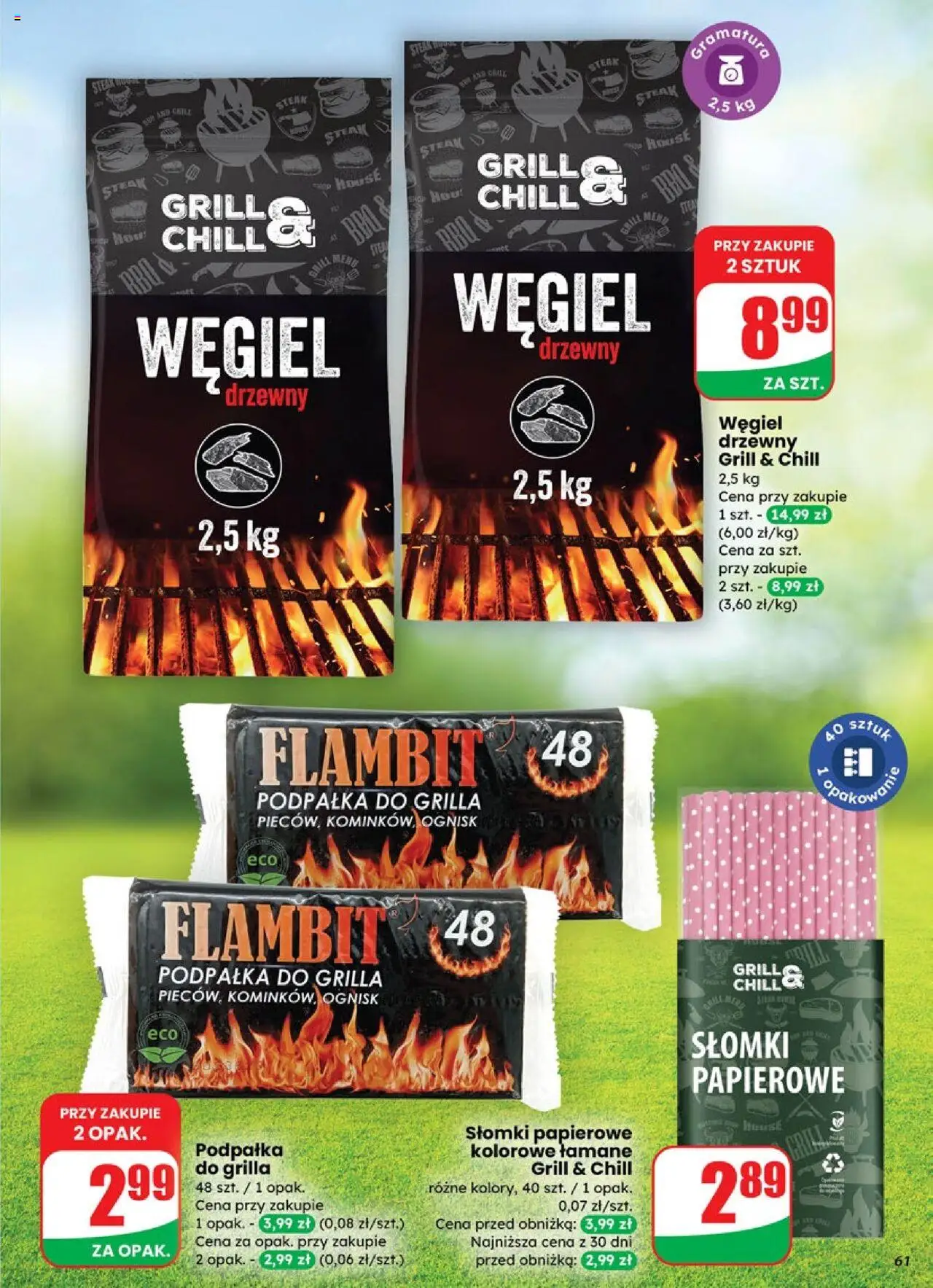 Dino Gazetka od 17.09.2025 | Strona: 61 | Produkty: Grill, Słomki