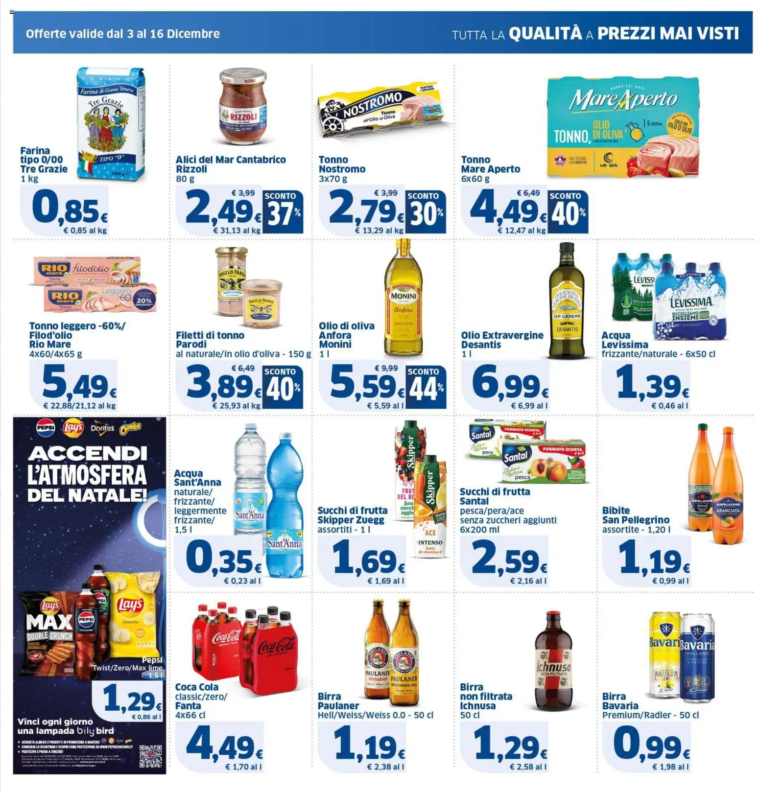 Volantino SIGMA del 03.12.2025 | Pagina: 21 | Prodotti: Farina, Pesca, Tonno, Alici