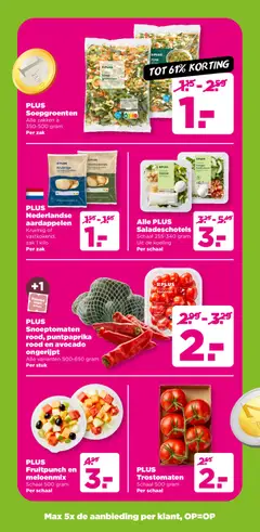 PLUS Nederlandse aardappelen, Kruimig of vastkokend, zak 1 kilo Per zak - Voorbeeld van een folder van Plus, geldig van 03.12.2025 | Pagina: 4 | Producten: Avocado, Livre pour enfants, Tomaat, Komkommer