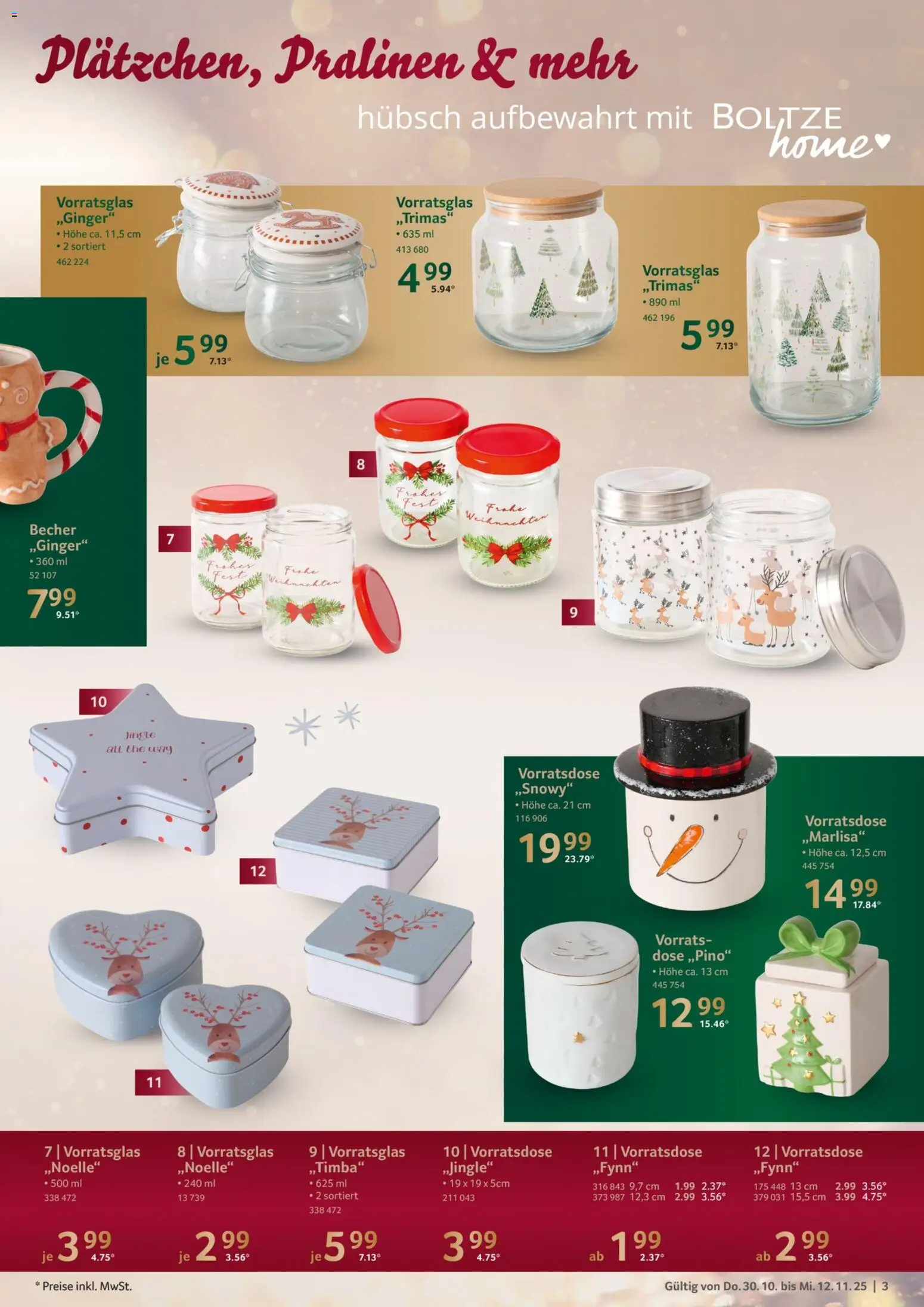 Selgros Weihnachtsdekoration – gültig ab 30.10.2025 | Seite: 3