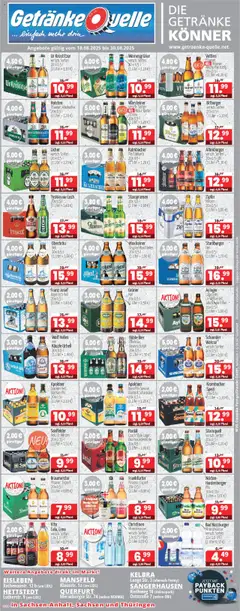 Getränke Quelle Prospekt 	 gültig ab dem 18.08.2025