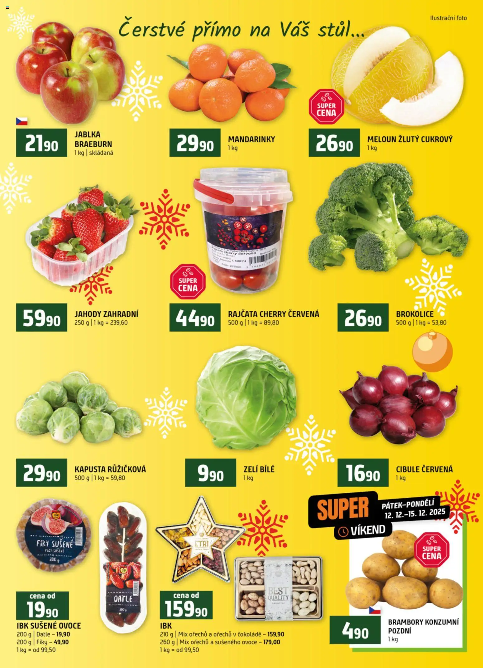 Terno leták od 10.12.2025 | Strana: 6 | Produkty: Rajčata, Mandarinky, Brokolice, Meloun žlutý