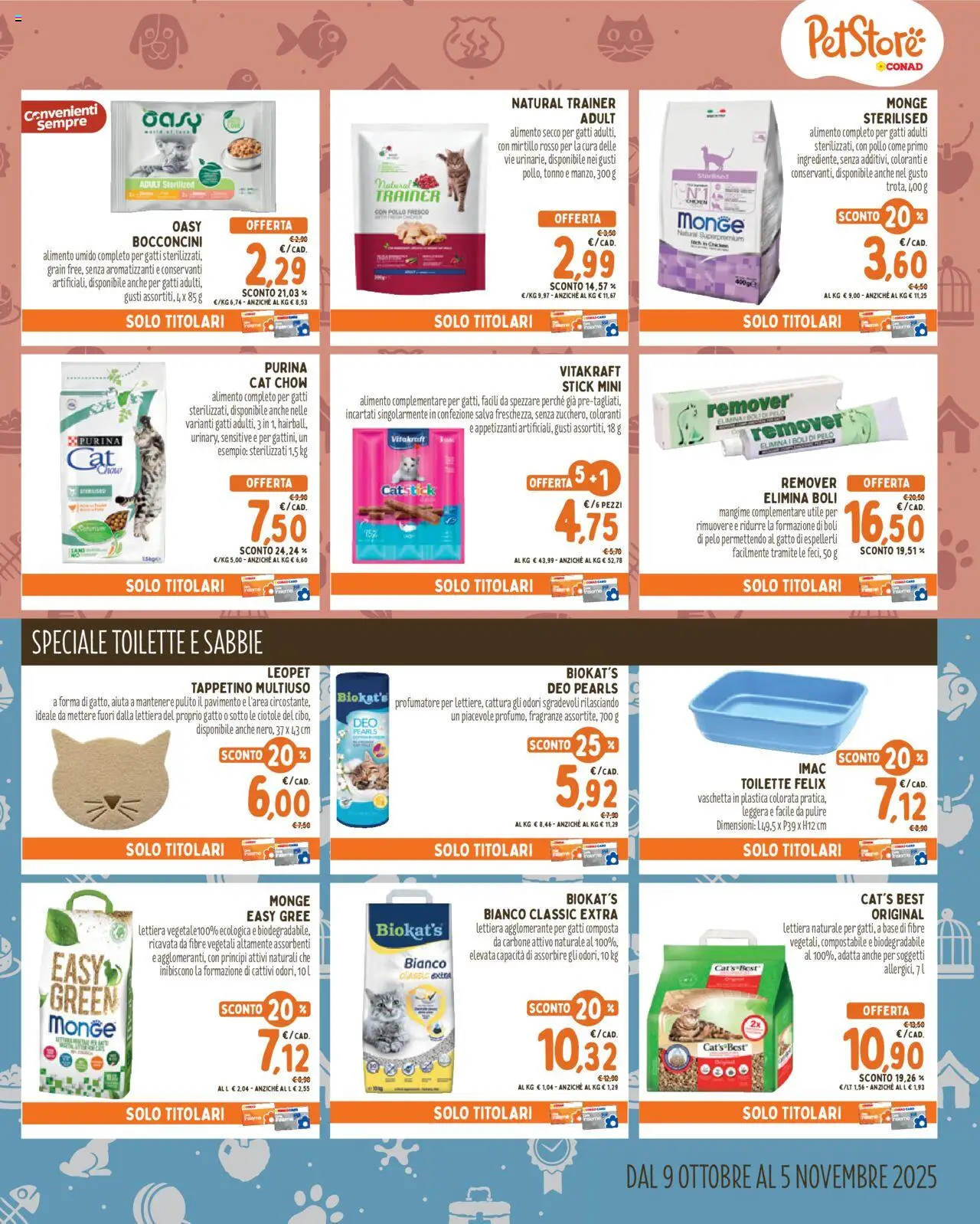 Volantino Conad del 09.10.2025 | Pagina: 5 | Prodotti: Pollo, Pavimento, Tonno