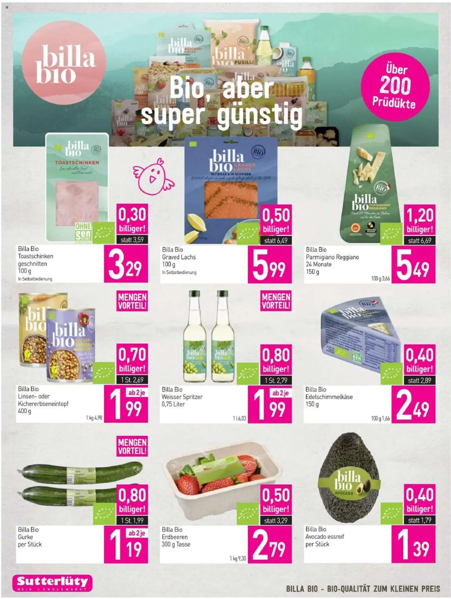 Sutterlüty Flugblatt gültig ab 26.03.2026 | Seite: 10 | Produkte: Erdbeeren, Avocado