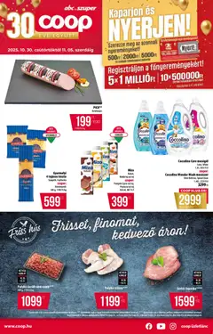 COOP Szolnok Akciós újság - amely érvényes a következő dátumtól: 30.10.2025