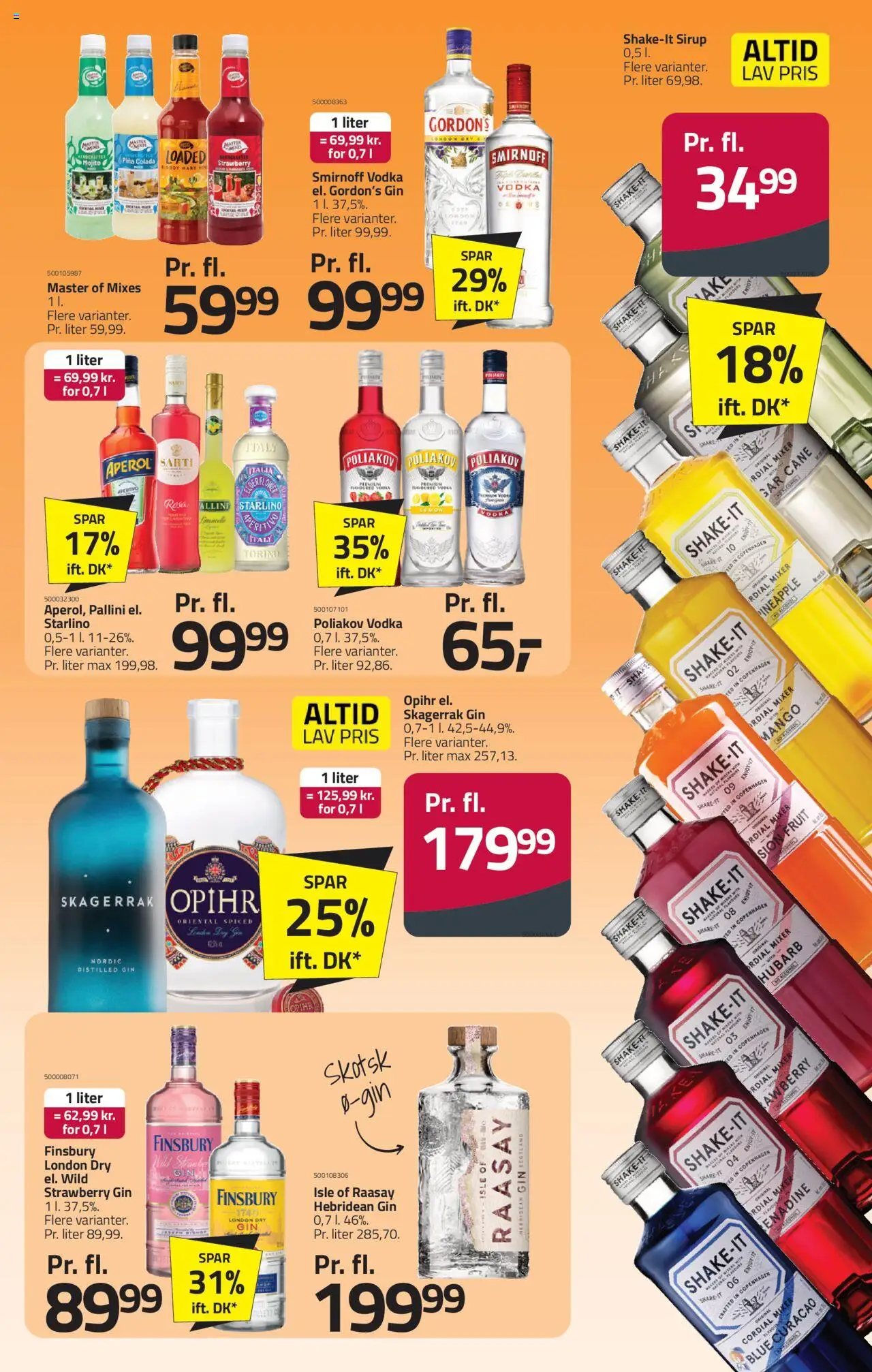 Fleggaard tilbudsavis – gyldig fra 22.10.2025 | Side: 19 | Produkter: Nuggets de frango, Vodka, Smart TV, Mixer