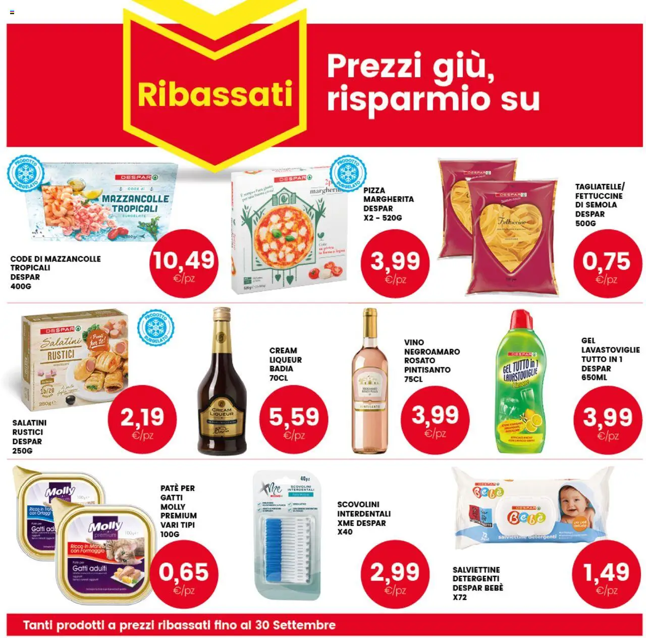 Volantino Interspar del 15.09.2025 | Pagina: 19 | Prodotti: Tè, Limone, Vino, Rustici