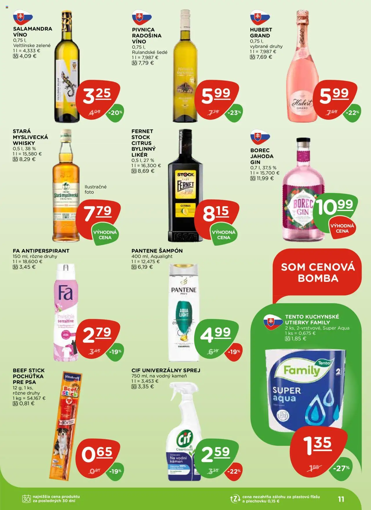 Terno leták │ platný od 17.07.2025 | Strana: 11 | Produkty: Šampón, Antiperspirant, Whisky, Cif