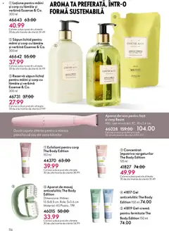 Ofertele Oriflame valabile de la 22.10.2025 | Pagină: 116 | Produse: Exfoliant, Body, Săpun, Rezervă săpun
