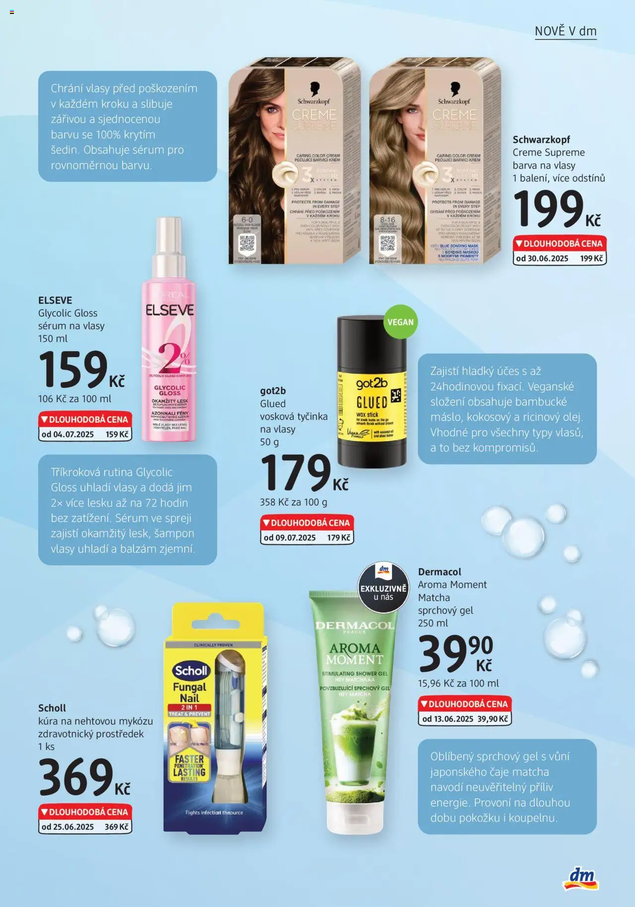 dm drogerie leták od 07.08.2025 | Strana: 9 | Produkty: Sprchový gel, Vegan, Matcha, Čaje
