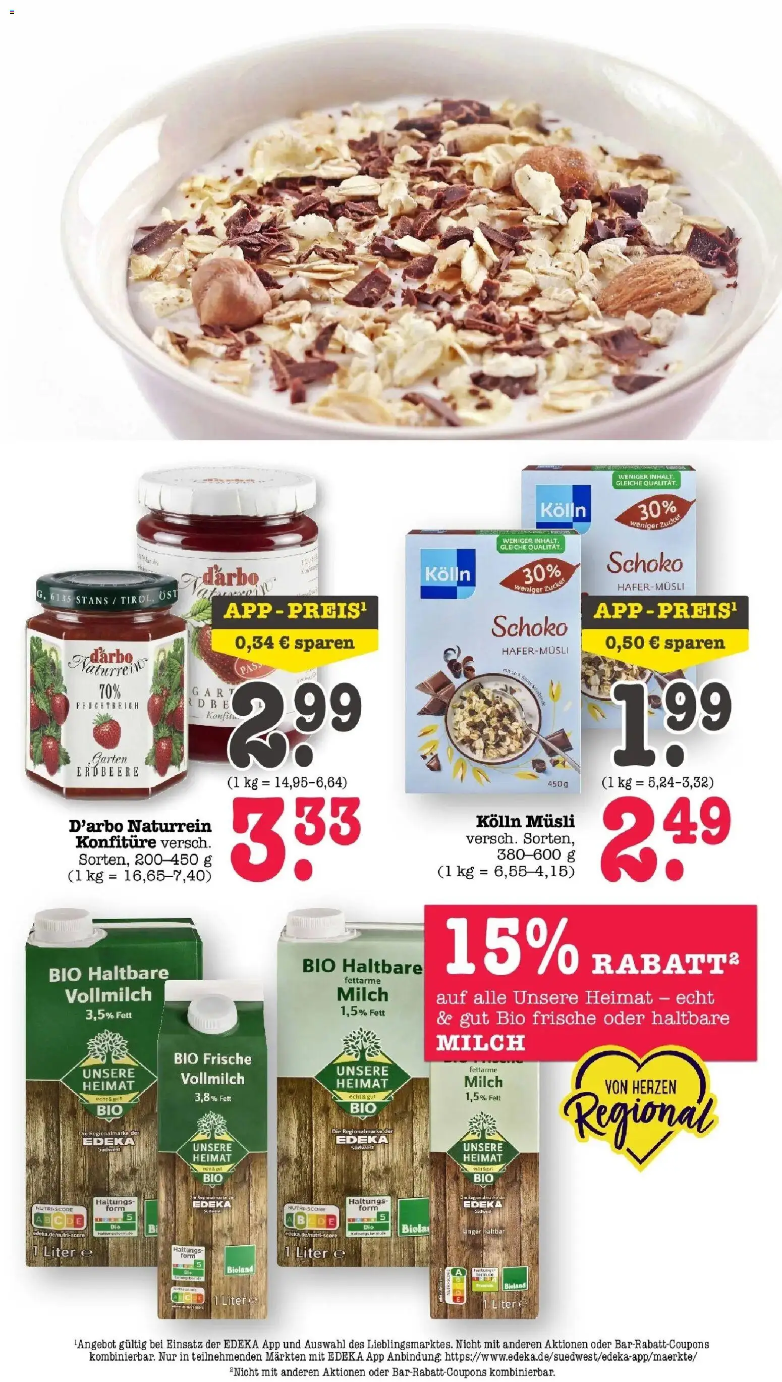 Edeka prospekt Offenbach	 – gültig ab 20.04.2026 | Seite: 31 | Produkte: Kolln, Kolln musli, Haltbare milch, Zucker